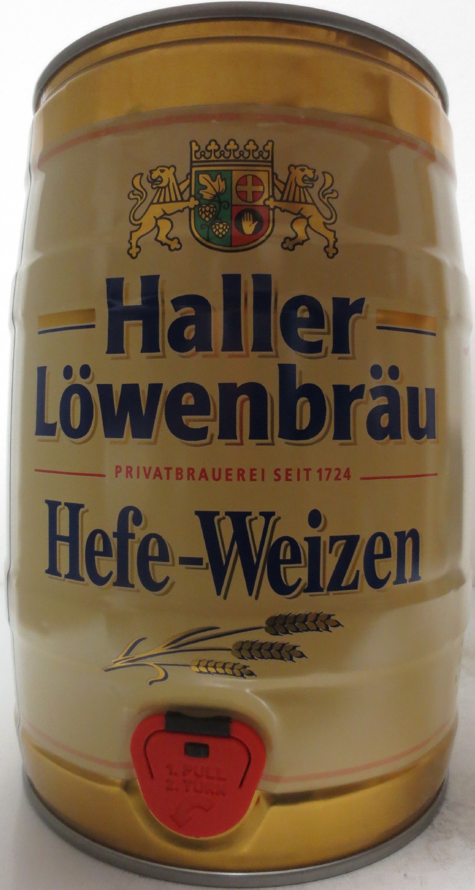 Haller Löwenbräu Hefe-Weizen (5L) Nr.1 