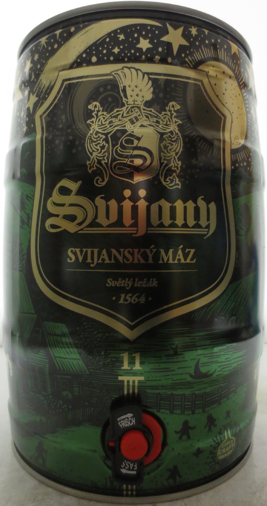 Svijany SVIJANSKÝ MÁZ Světlý ležák .1564. 11 vánoce 2024 (5L) č.1 