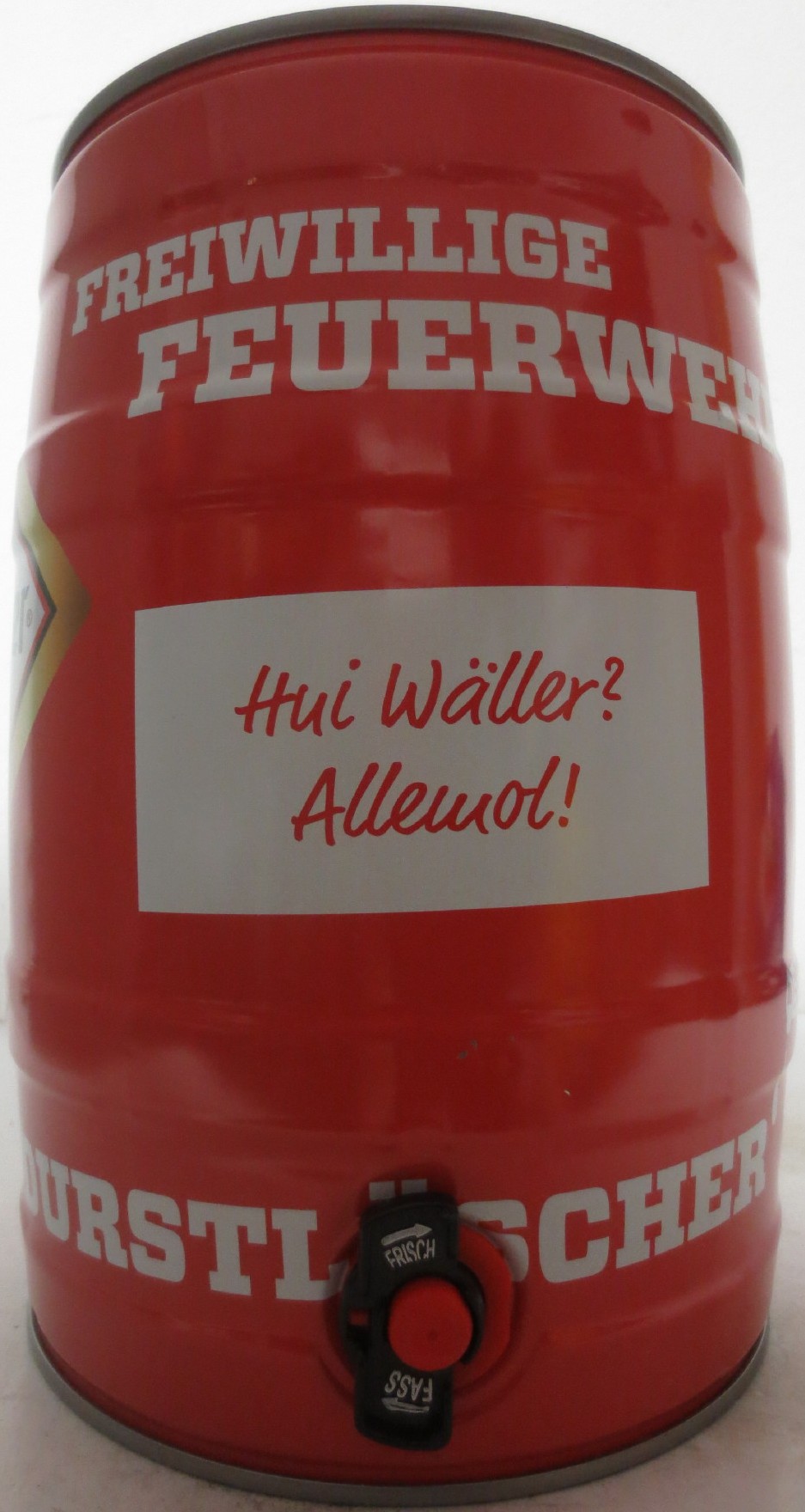 Hachenburger Pils FREIWILLIGE FEUERWEHR DURSTLÖSCHER Hui Wäller Allemol (5L) Nr.1 