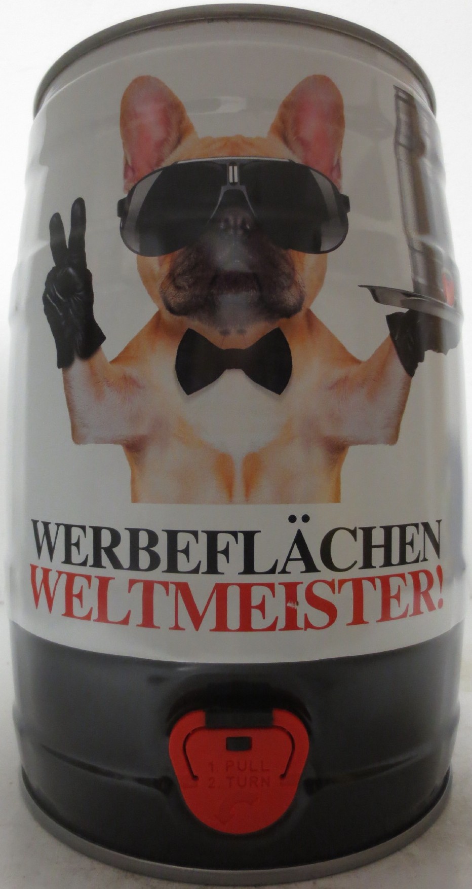 HUBER PACKAGING MyPartyKEG WERBEFLÄCHEN WELTMEISTER! Bereits ab 480 Stück (5L) Nr.1 