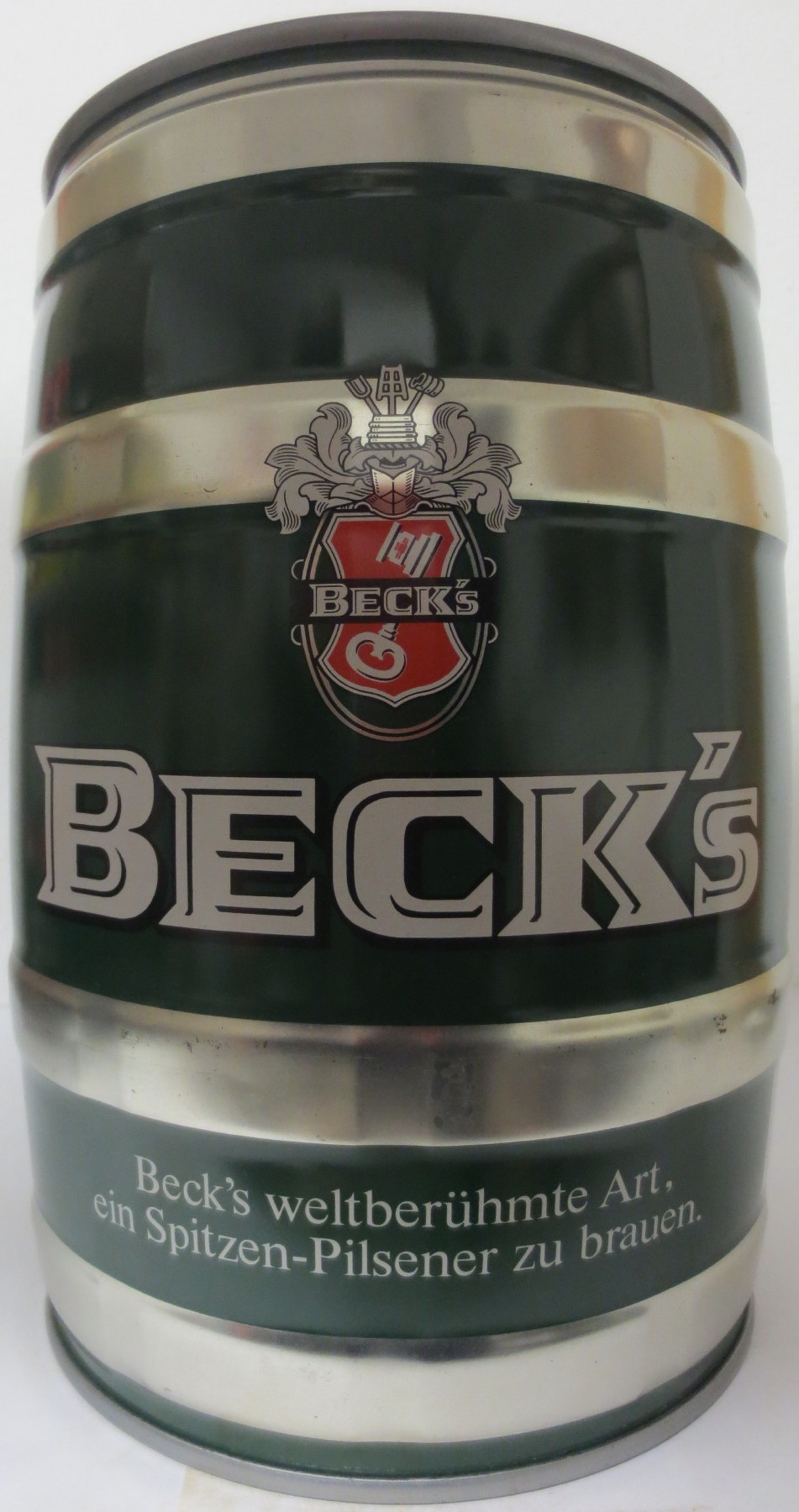 BECK´s Beck´s weltberühmte Art, ein Spitzen-Pilsener zu brauen. (5L) Nr.1 ⚀ 