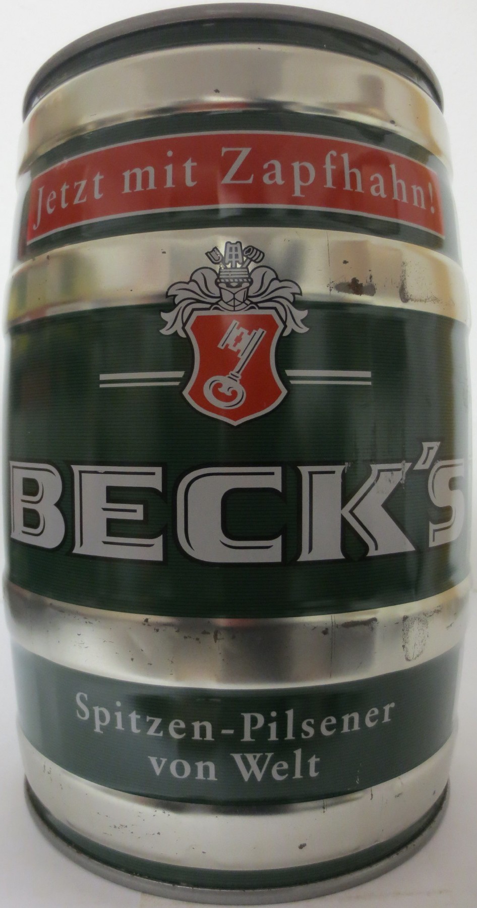 BECK´s Spitzen-Pilsener von Welt Jetzt mit Zapfahn! (5L) Nr.1 