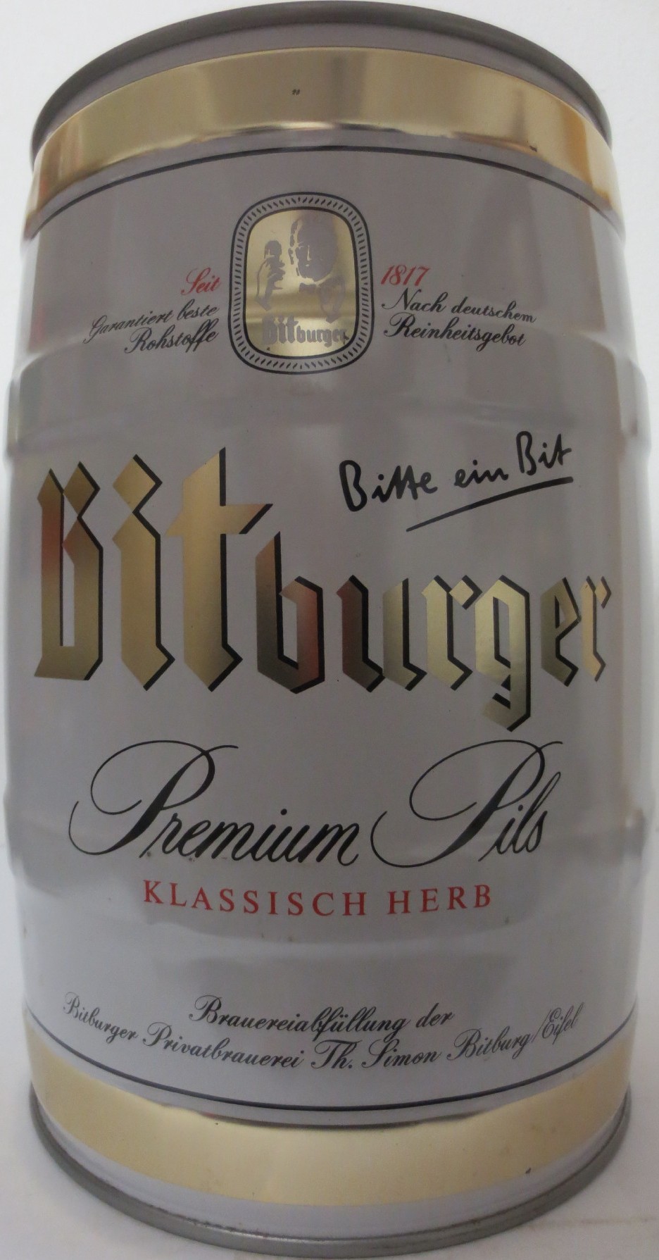 Bitburger Premium Pils KLASSISCH HERB (5L) Nr.2 
