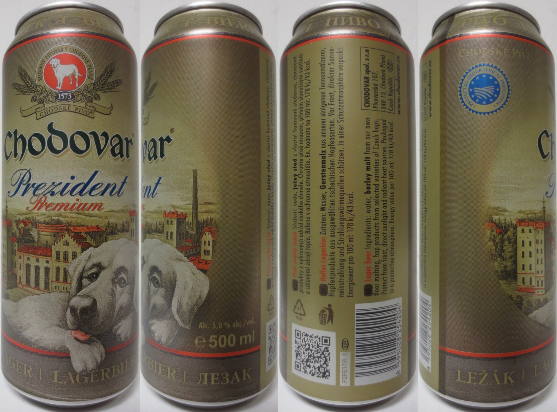 Chodovar Prezident Premium (CZ) (50cl) (B/O) č.1 