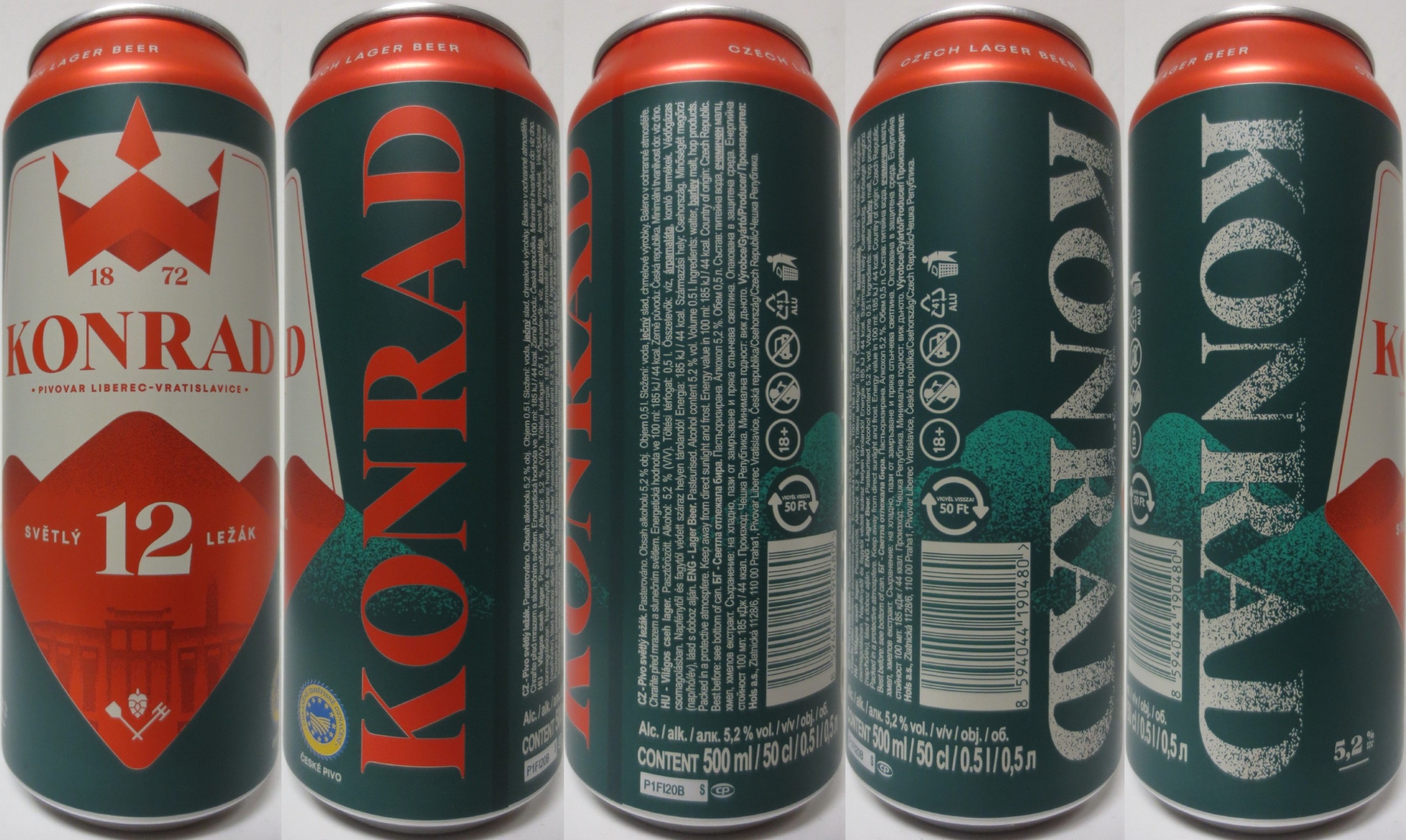 KONRAD 12 SVĚTLÝ LEŽÁK (CZ) (50 cl) (B/O) č.1 
