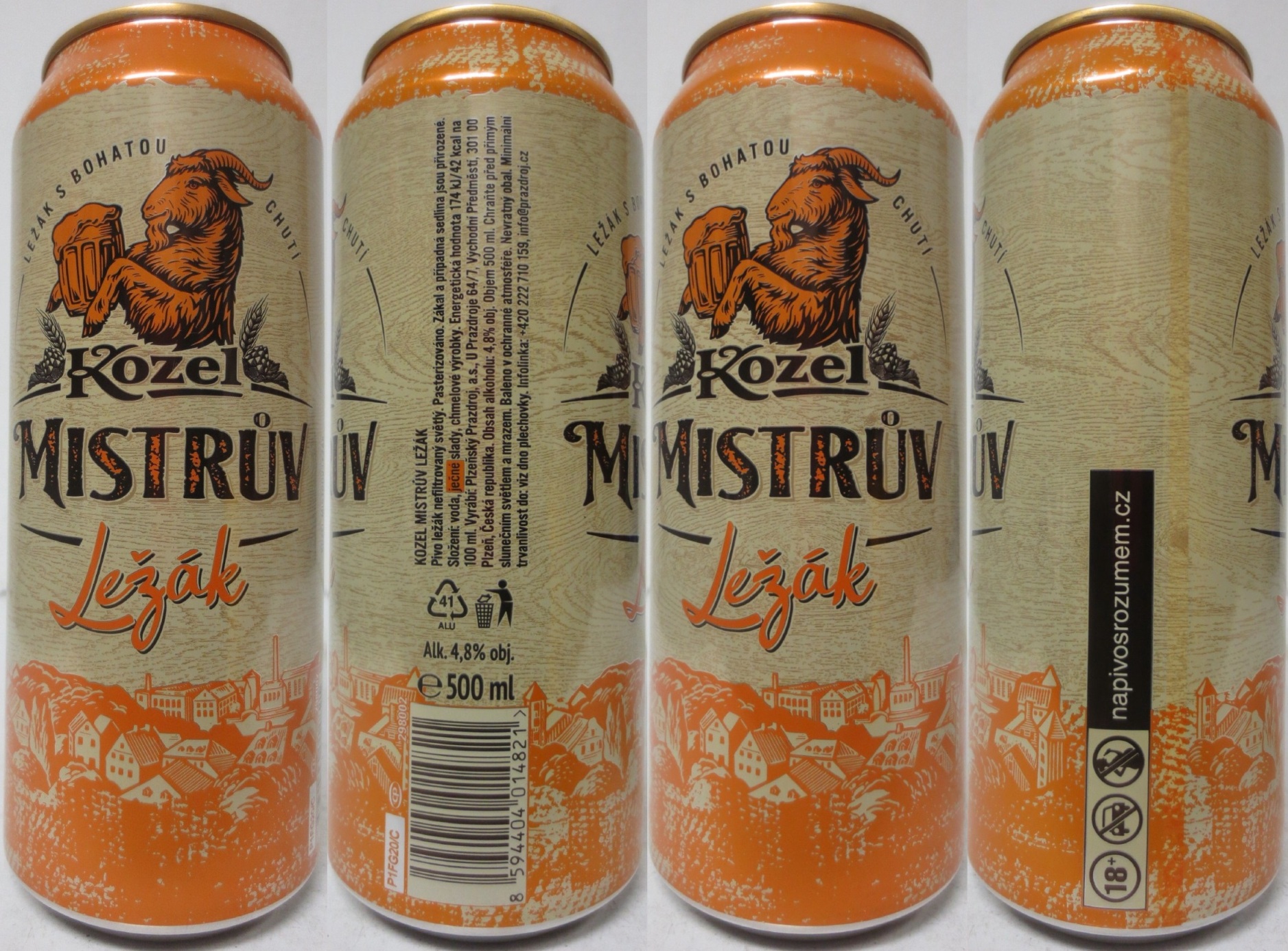 Kozel MISTRŮV LEŽÁK (CZ) (50cl) (B/O) č.1 