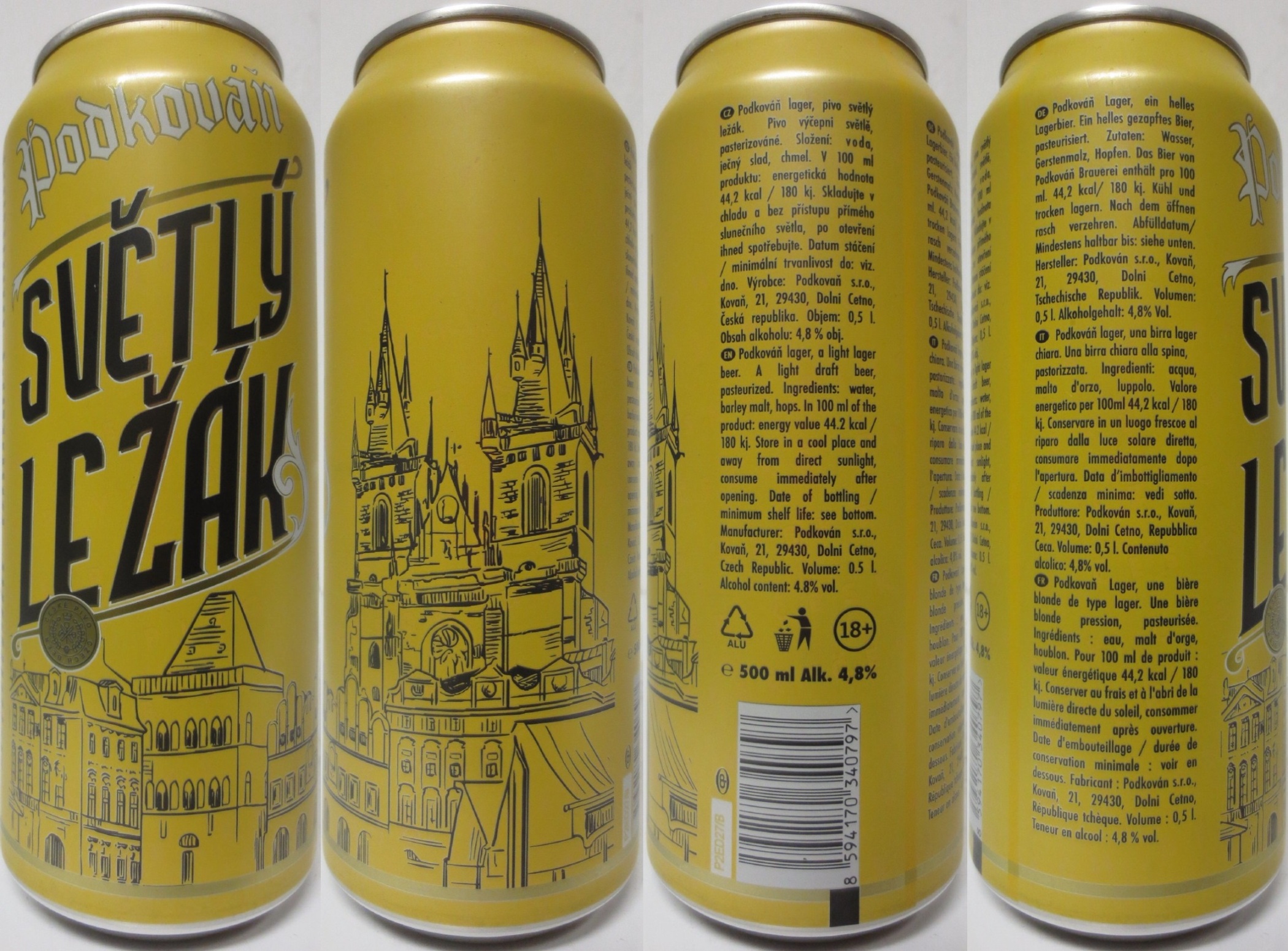 Podkováň SVĚTLÝ LEŽÁK (CZ) (50cl) (B/O) č.1 