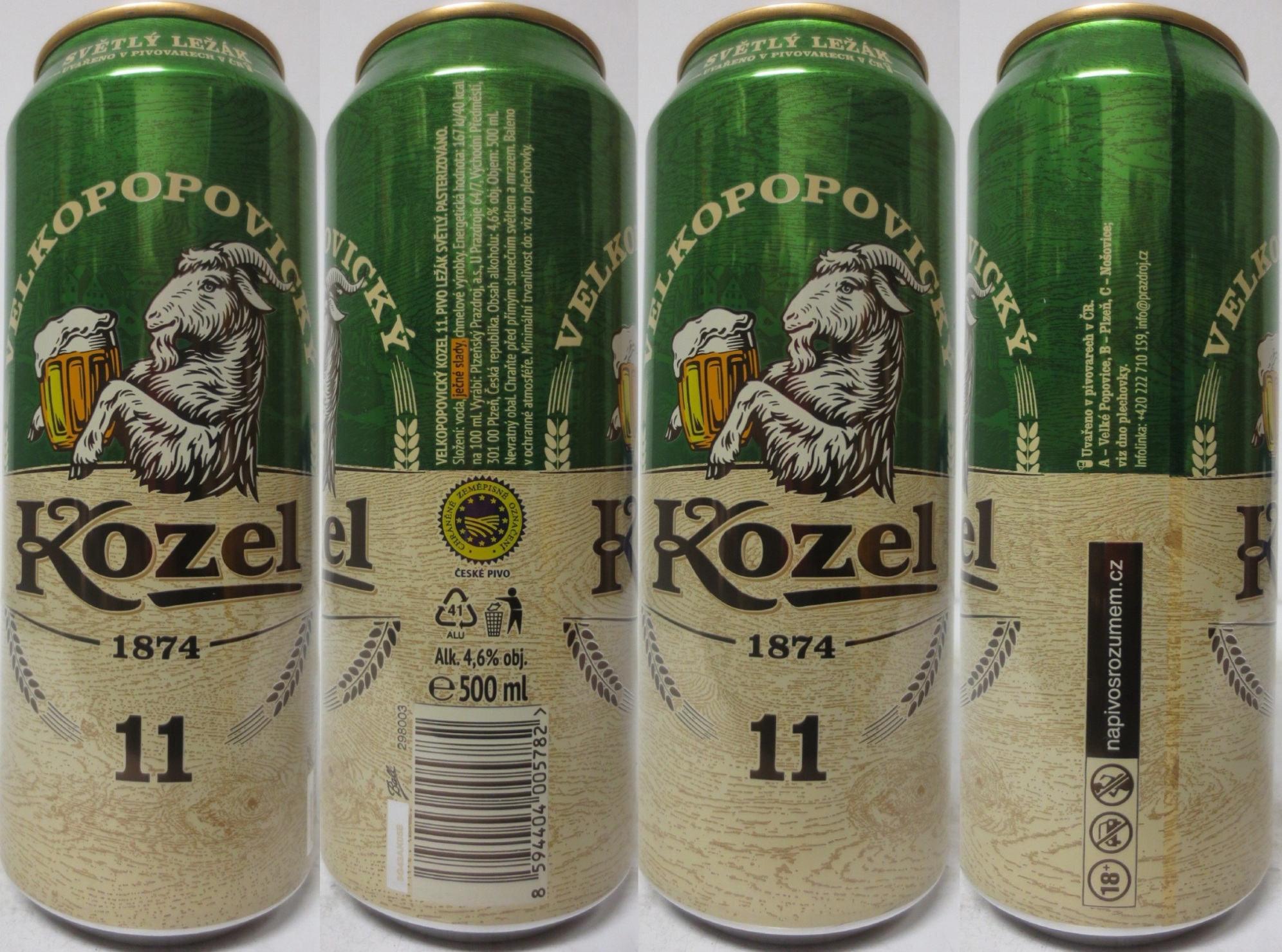VELKOPOPOVICKÝ Kozel 1874 11 (CZ) (50cl) (B/O) č.3 