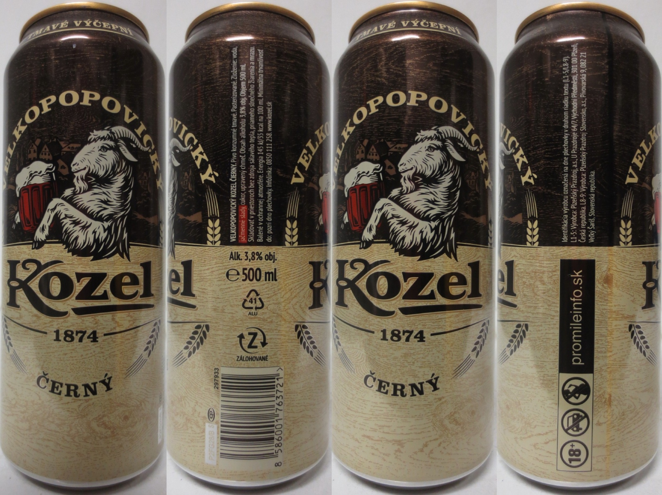 VELKOPOPOVICKÝ Kozel 1874 ČERNÝ (SK) (50cl) (B/O) č.2