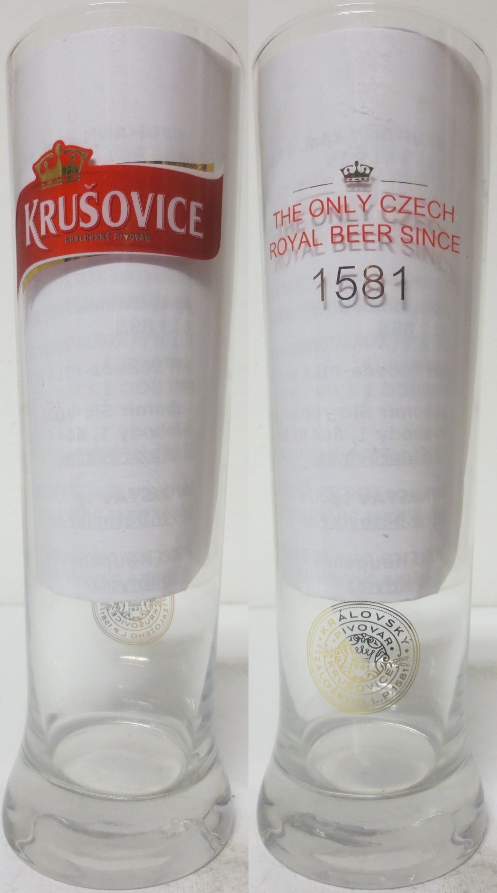KRUŠOVICE THE ONLY CZECH ROYAL BEER SINCE 1581 (0,5L)