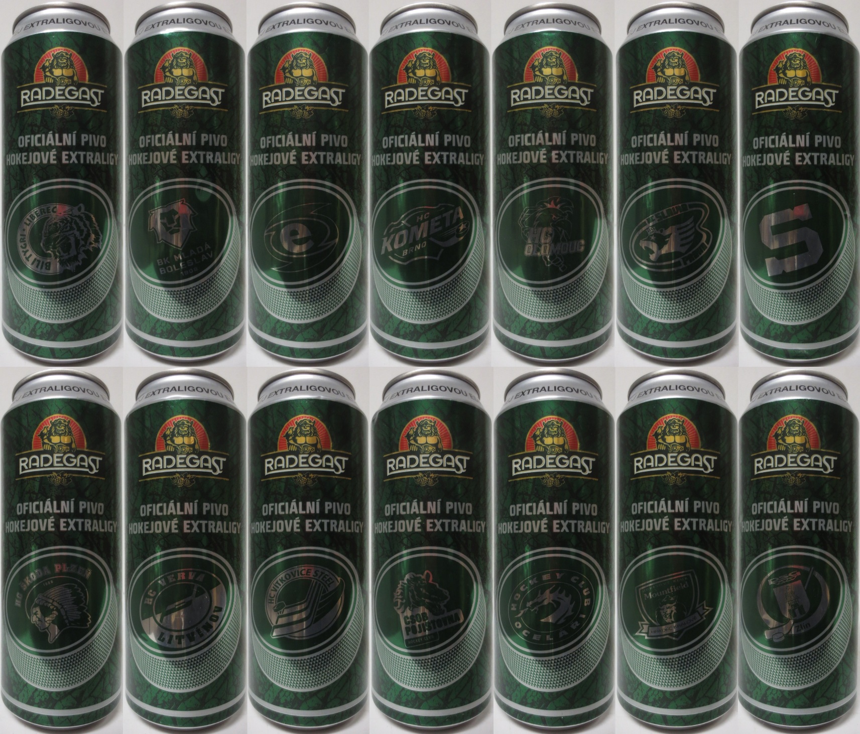 RADEGAST ORIGINÁL SBÍREJ EXTRALIGOVOU EDICI kompletní série (14ks) (CZ) (50cl) (B/O)