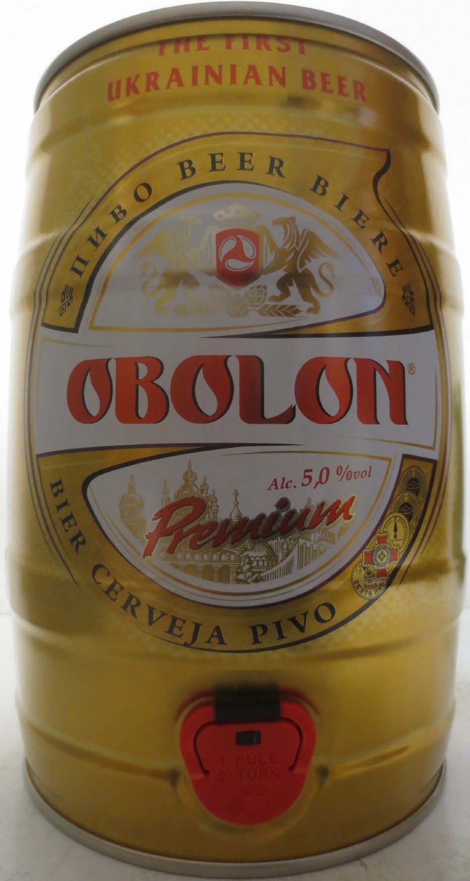 OBOLON Premium THE FIRST UKRAIAN BEER (5L) Nr.1 