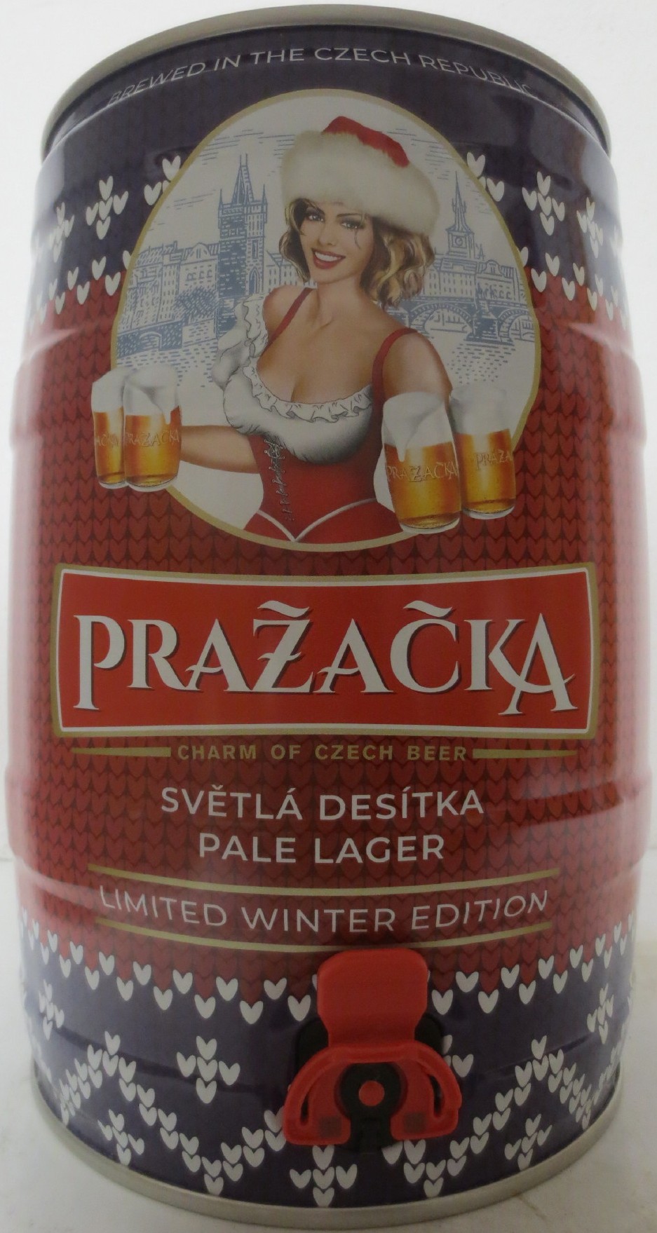 PRAŽAČKA SVĚTLÁ DESÍTKA PALE LAGER LIMITED WINTER EDITION (5L) č.3 