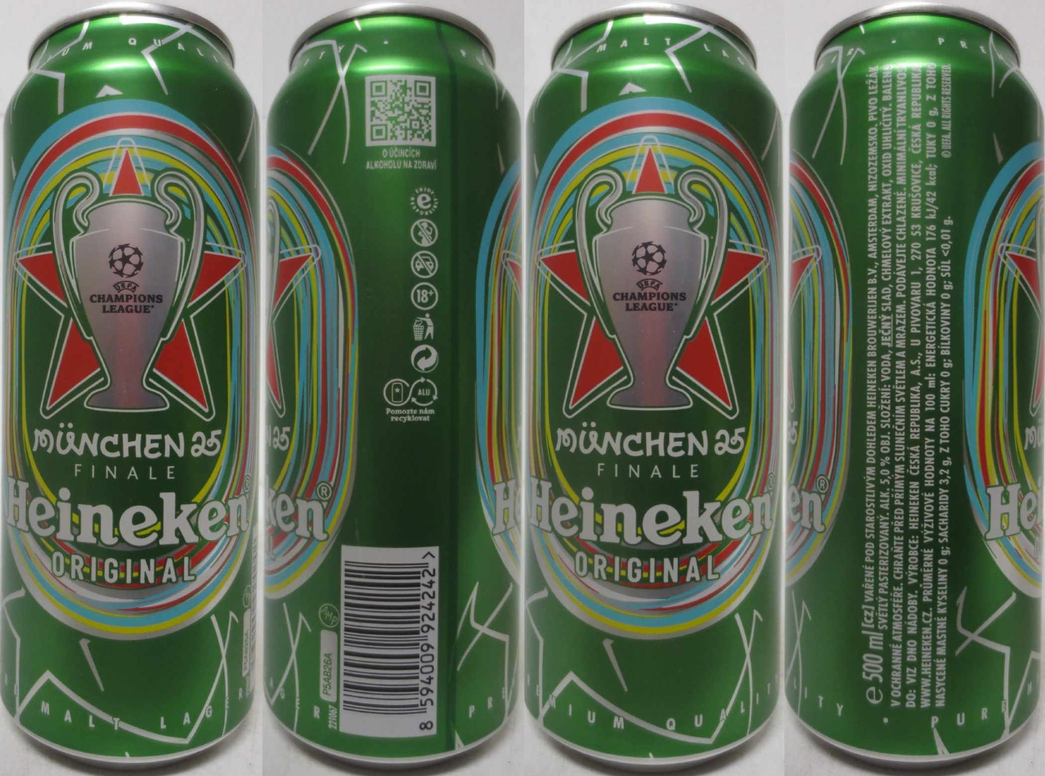 Heineken ORIGINAL MÜNCHEN 25 FINALE (50cl) (B/O) č.1 