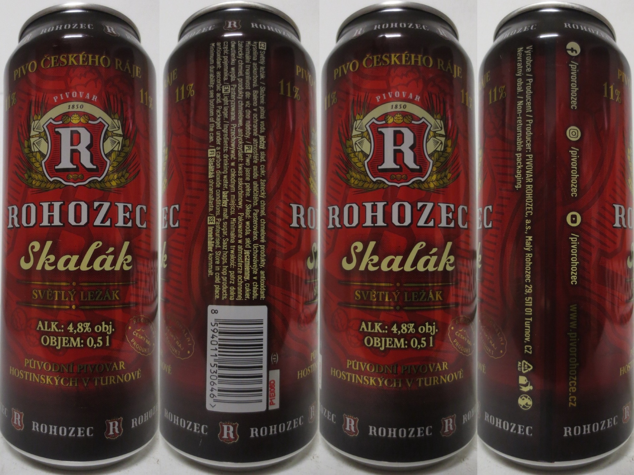 ROHOZEC Skalák SVĚTLÝ LEŽÁK (CZ) (50cl) (B/O) č.3 
