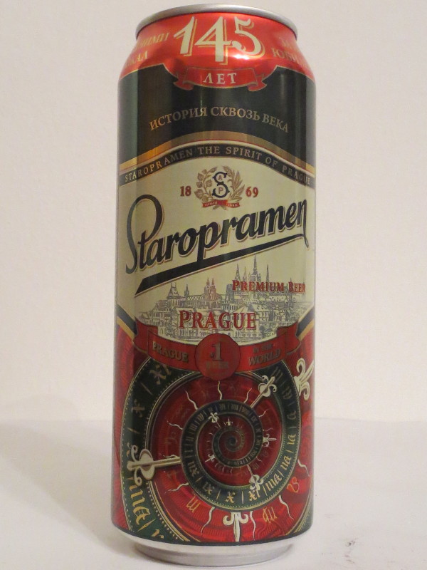 Staropramen PREMIUM BEER PRAGUE 145 AET (50cl) (B/O)