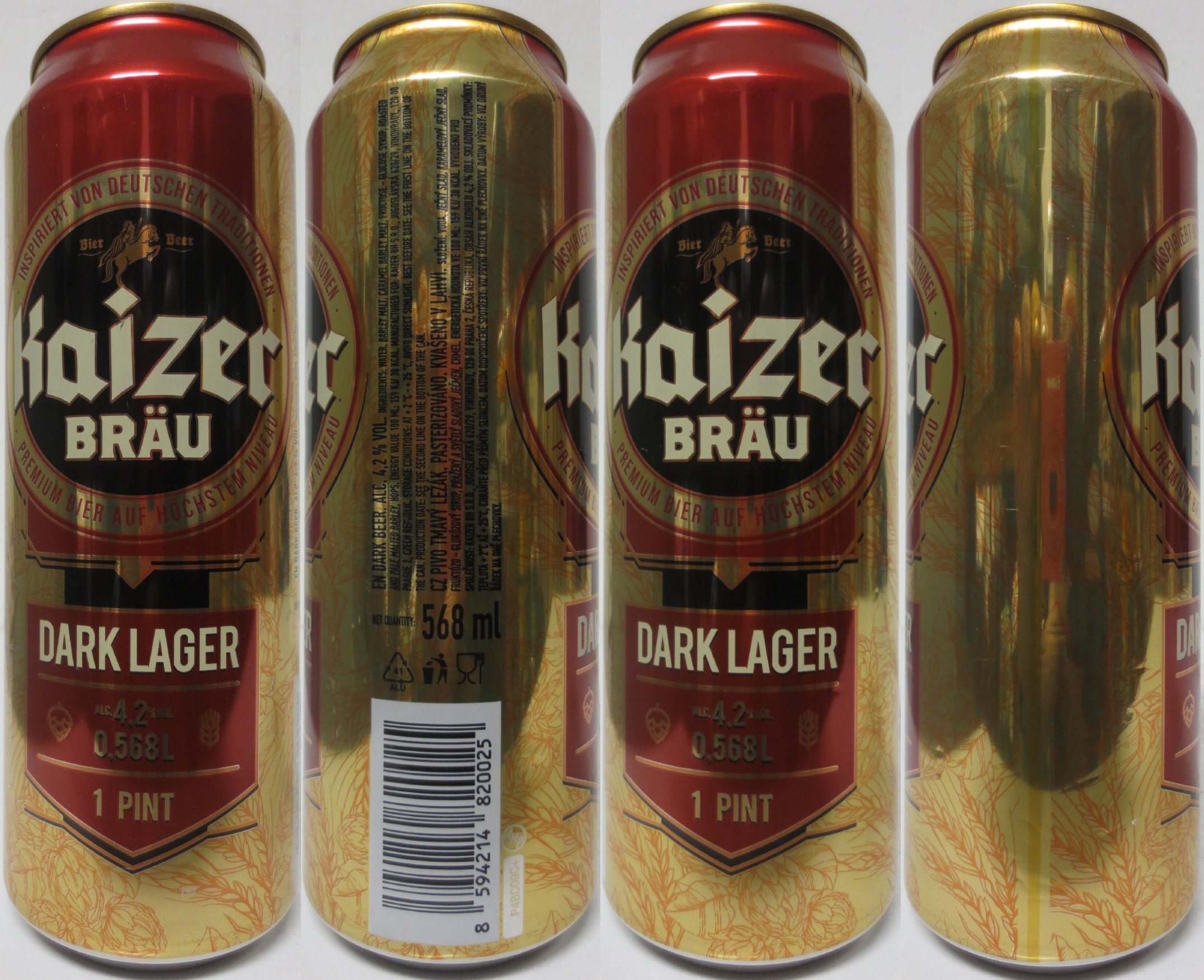 Kaizer BRÄU DARK LAGER (56,8cl) (B/O) č.1
