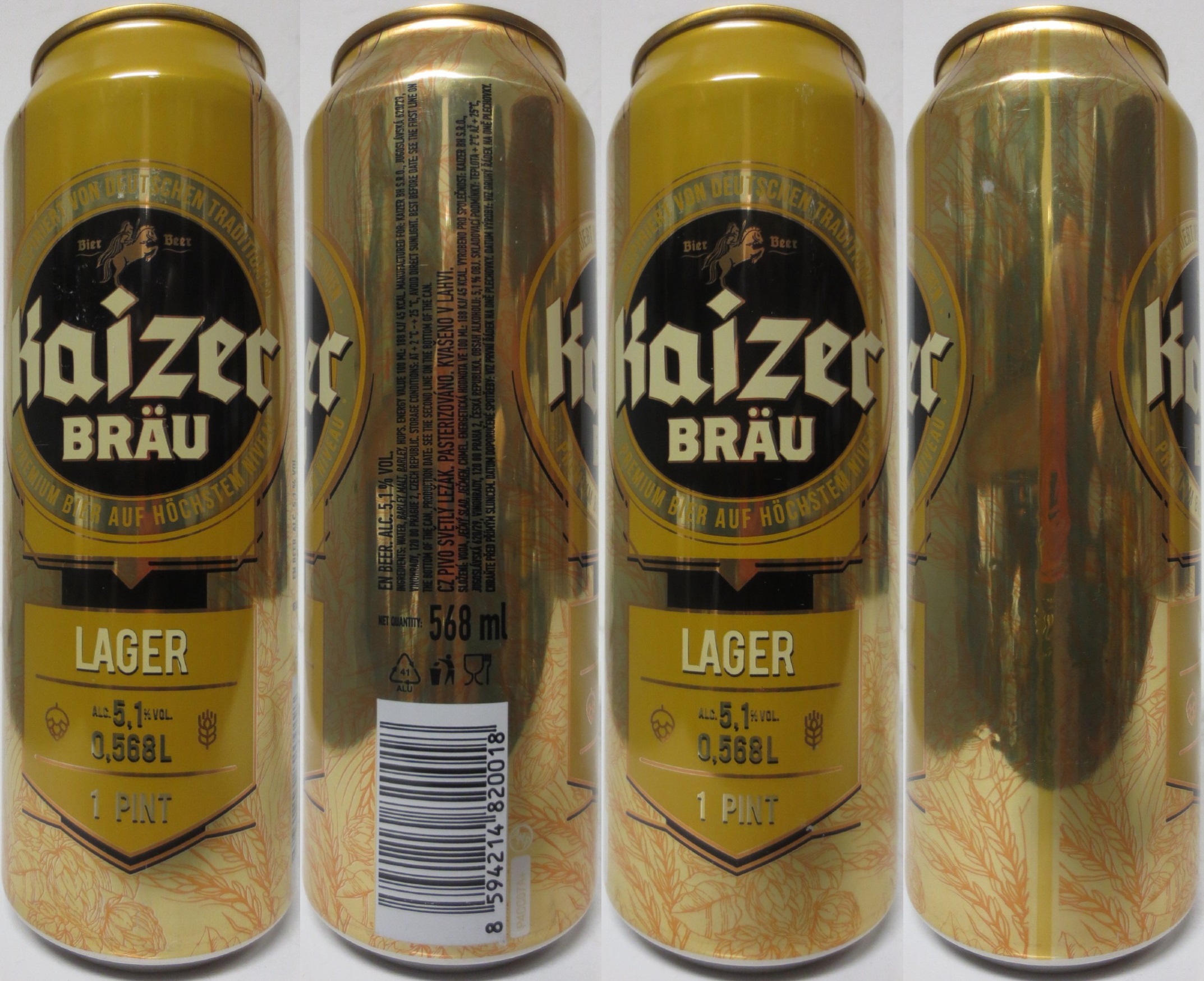 Kaizer BRÄU LAGER (56,8cl) (B/O) č.1 