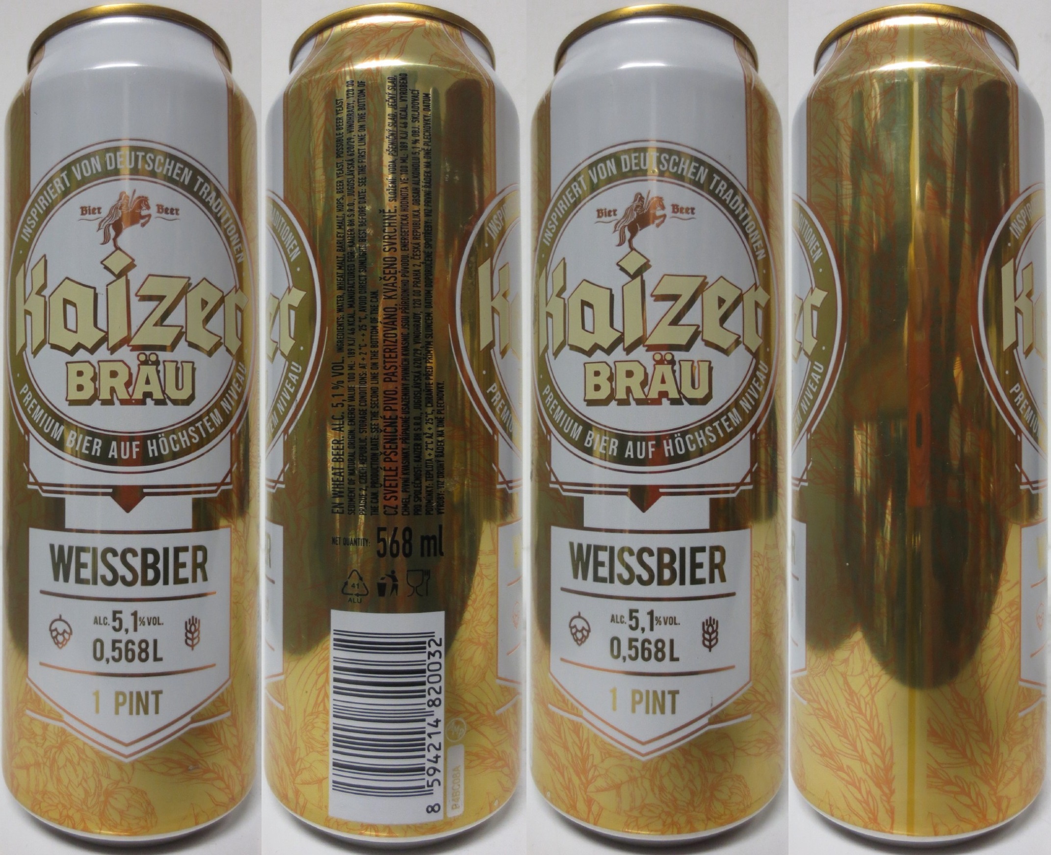 Kaizer BRÄU WEISSBIER (56,8cl) (B/O) č.1
