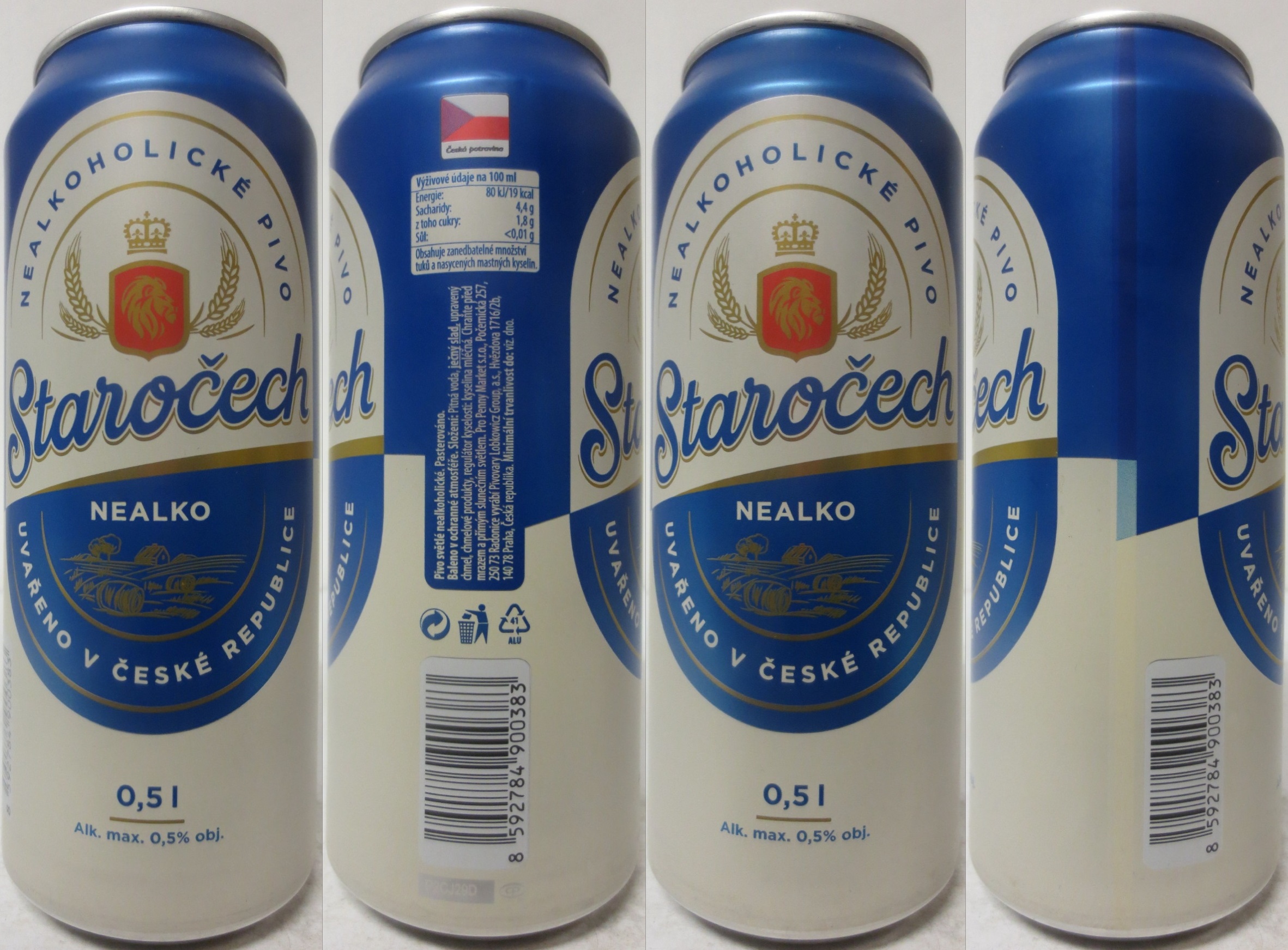Staročech NEALKO NEALKOHOLICKÉ PIVO (50cl) (B/O) č.2