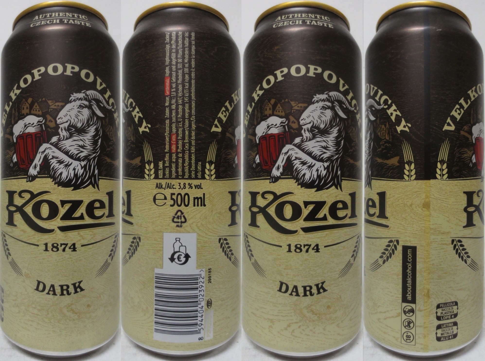 VELKOPOPOVICKÝ Kozel 1874 DARK (A) (50cl) (B/O) č.1 