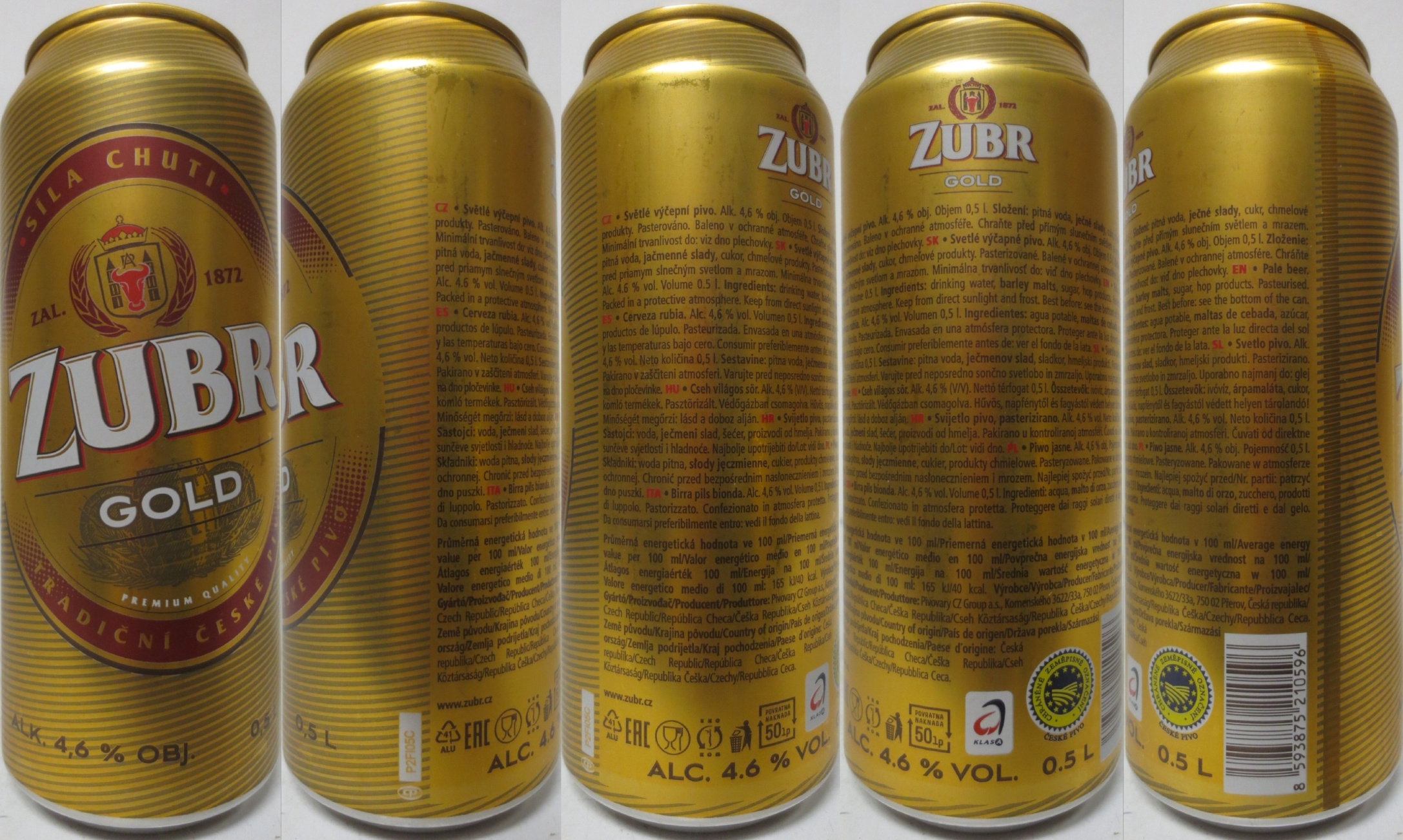 ZUBR GOLD (CZ) (50cl) (B/O) č.3 