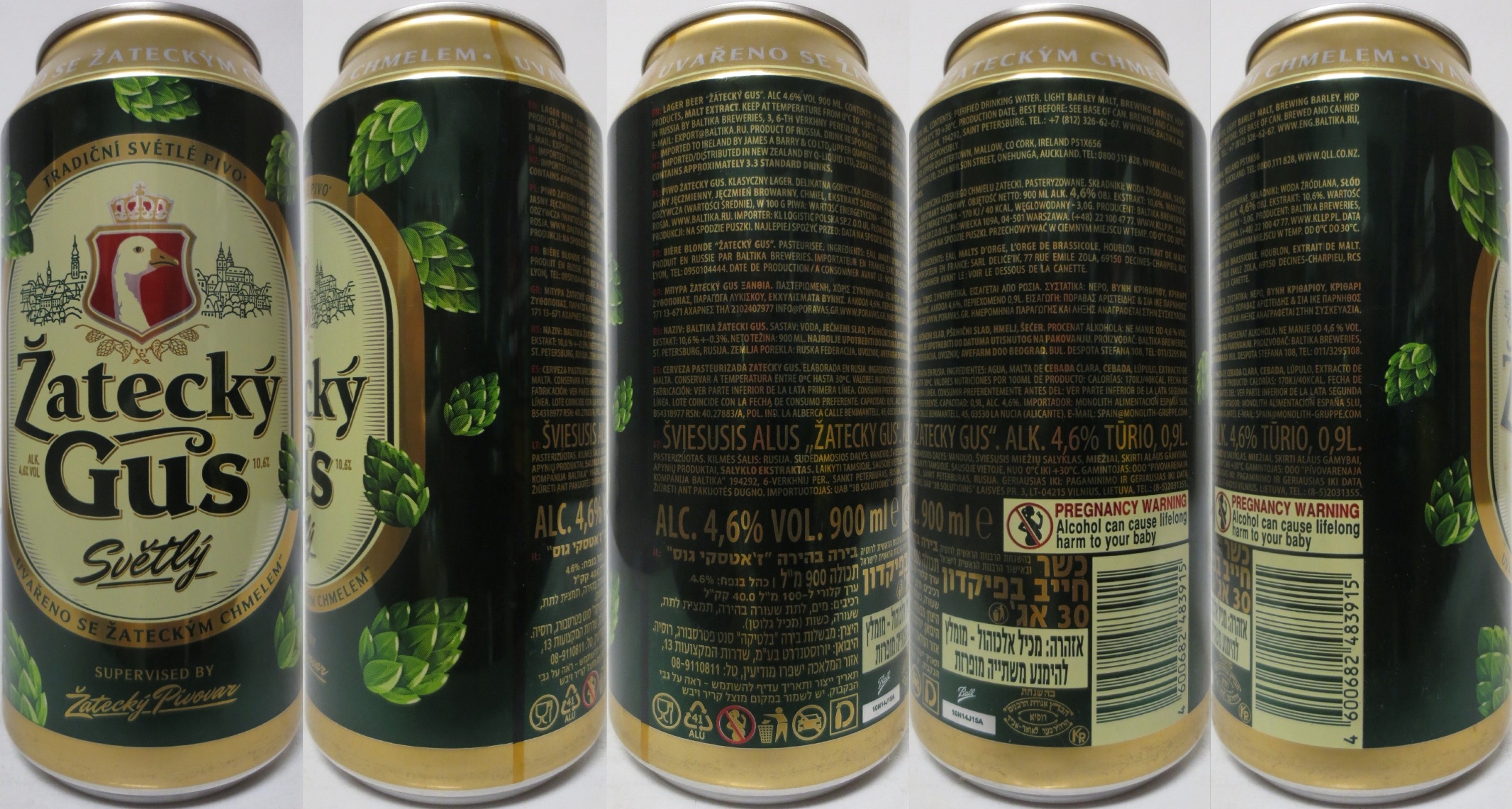 Žatecký Gus Světlý (LT) (90cl) (B/O) č.1 