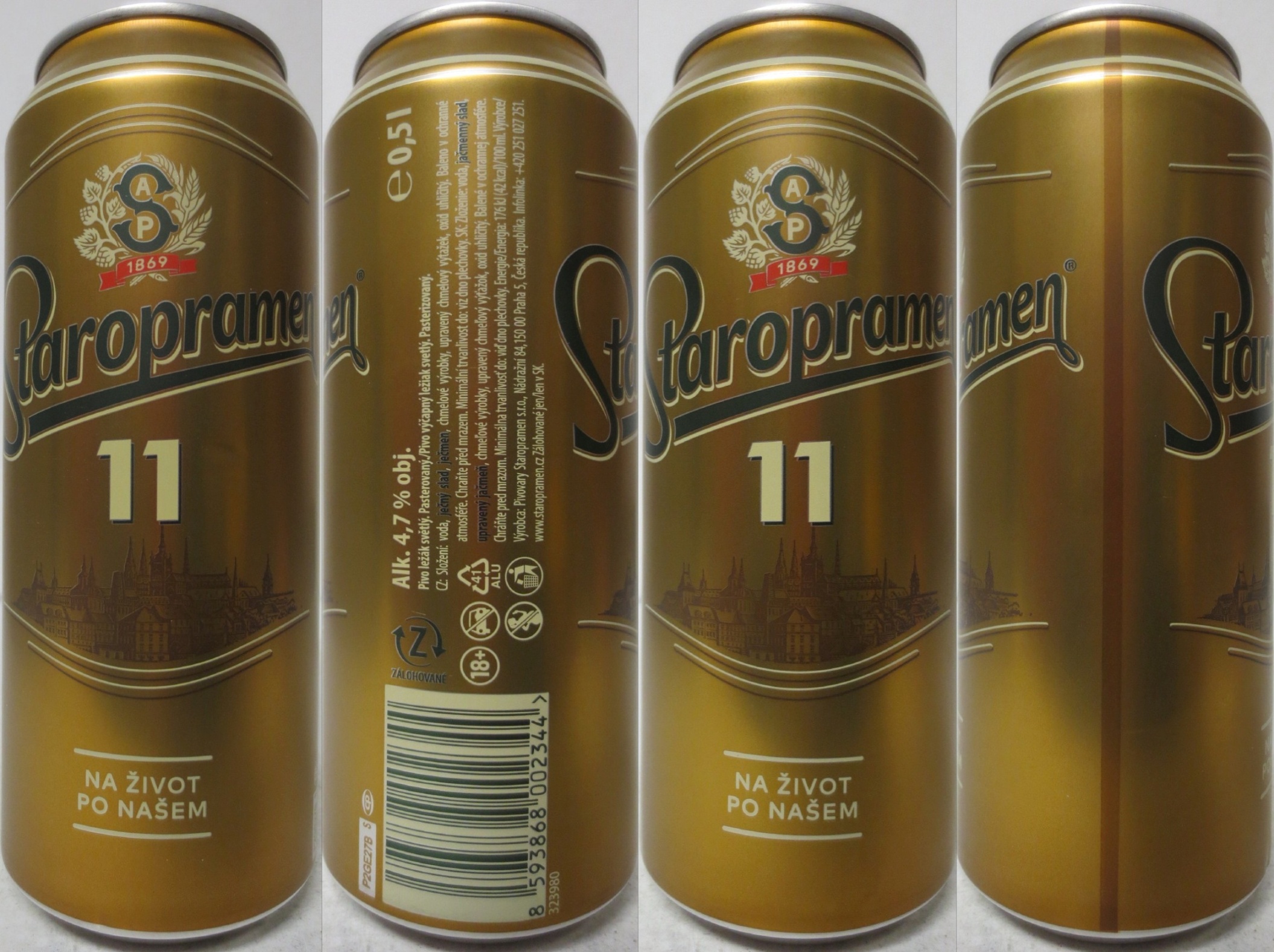 Staropramen 11 NA ŽIVOT PO NAŠEM (CZ) (50cl) (B/O) č.2