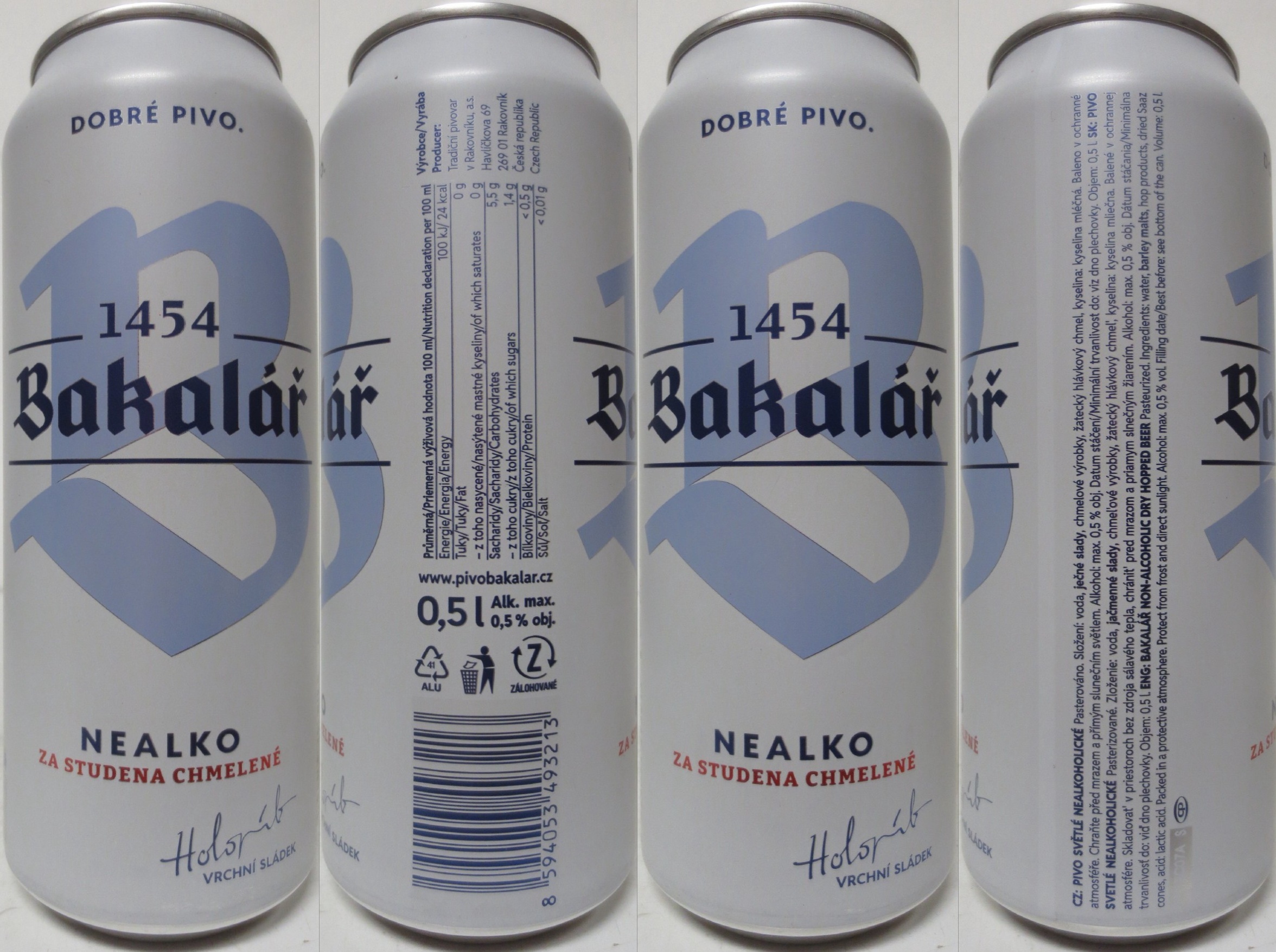 Baklář DOBRÉ PIVO. NEALKO ZA STUDENA CHMELENÉ (CZ) (50cl) (B/O) č.1 
