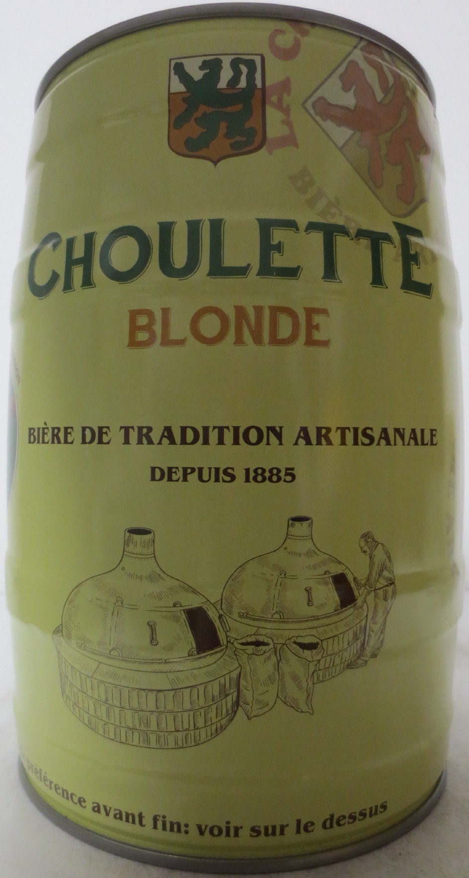 CHOULETTE BLONDE BIÉRE DE TRADITION AARTISAN ALE DEPUIS 1885 (5L) Nr.1 