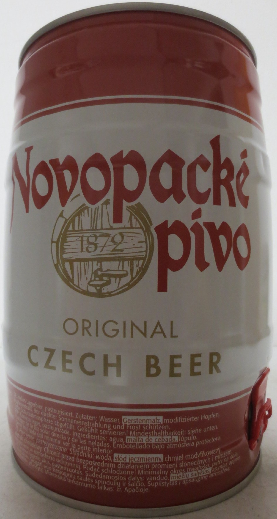 Novopacké pivo ORIGINAL CZECH BEER (5L) č.3