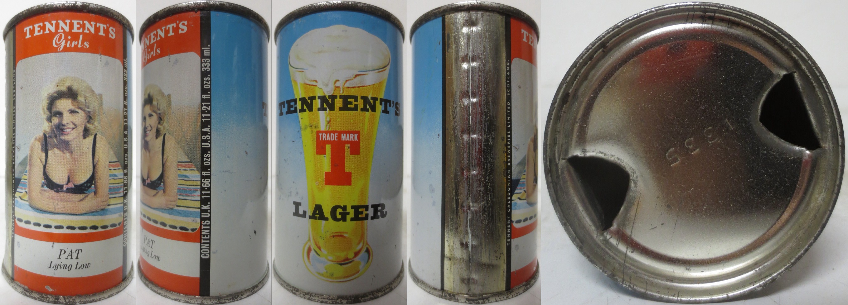 TENNENT´S Girls PAT Lying Low (33,3cl) FLAT TOP 