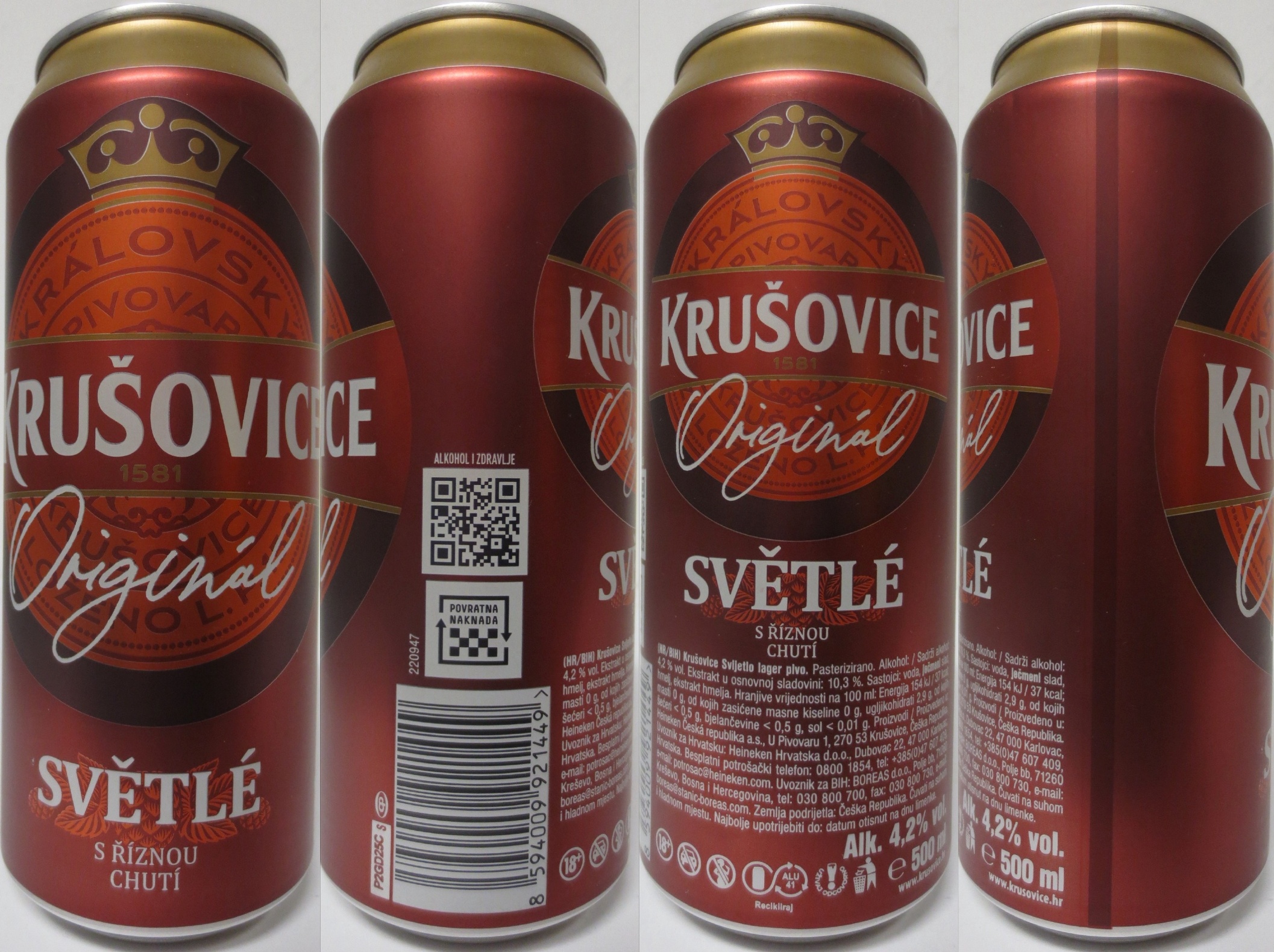 KRUŠOVICE Original 10 S ŘÍZNOU CHUTÍ (HR) (50cl) (B/O) č.1 