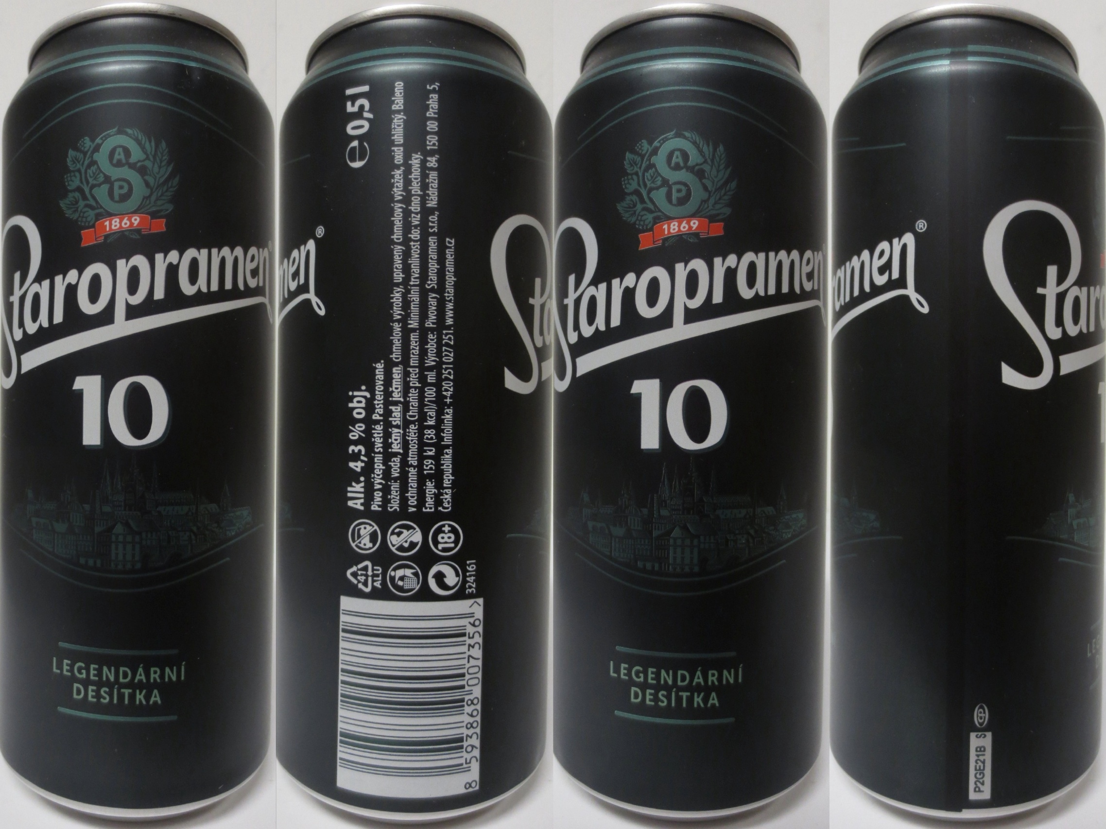Staropramen 10 LEGENDÁRNÍ DESÍTKA (50cl) (B/O) č.1