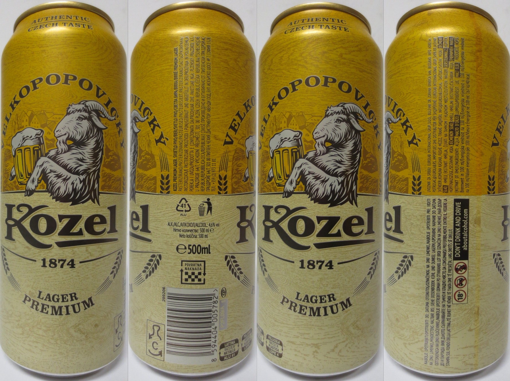 VELKOPOPOVICKÝ Kozel 1874 LAGER PREMIUM (HR) (50cl) (B/O) č.3 