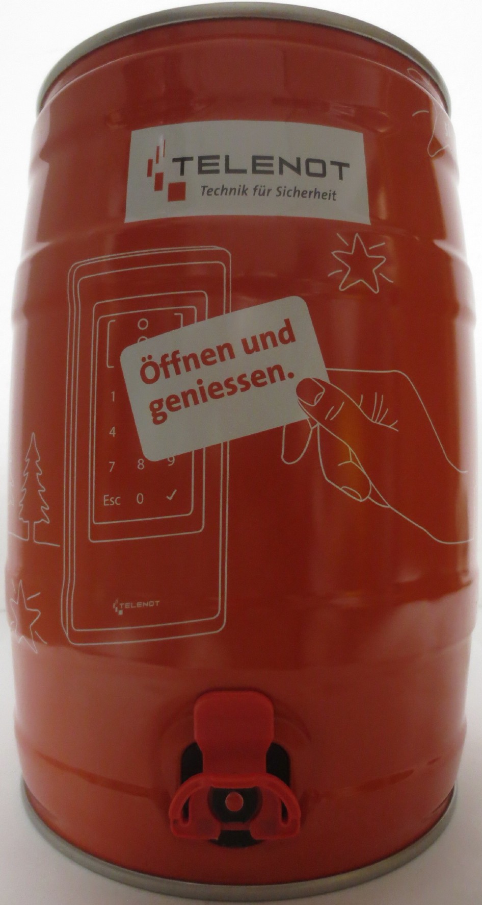 TELENOT Technik für sichersheit Öffnen und geniessen Danke für 2025 und ein Prosit auf das nächste Jahr! (5L) Nr.1 