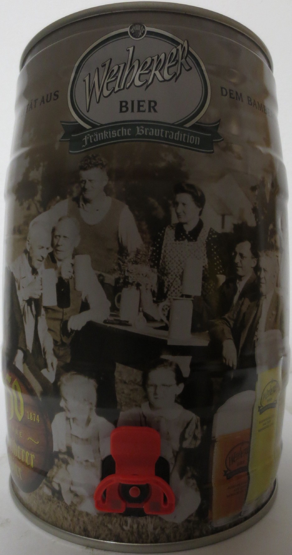 Weiherer BIER fränkische Brautradition 150 JAHRE Weiherer Brautraditiom (5L) Nr.1 