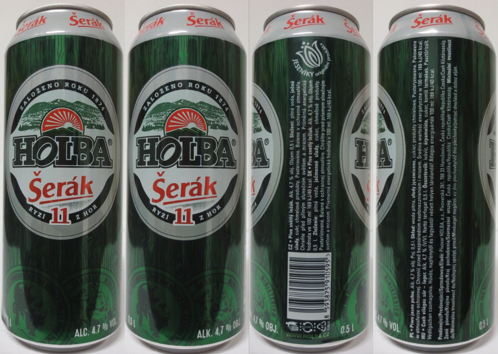 HOLBA Šerák 11 (CZ) (50CL) (B/O) č.1 