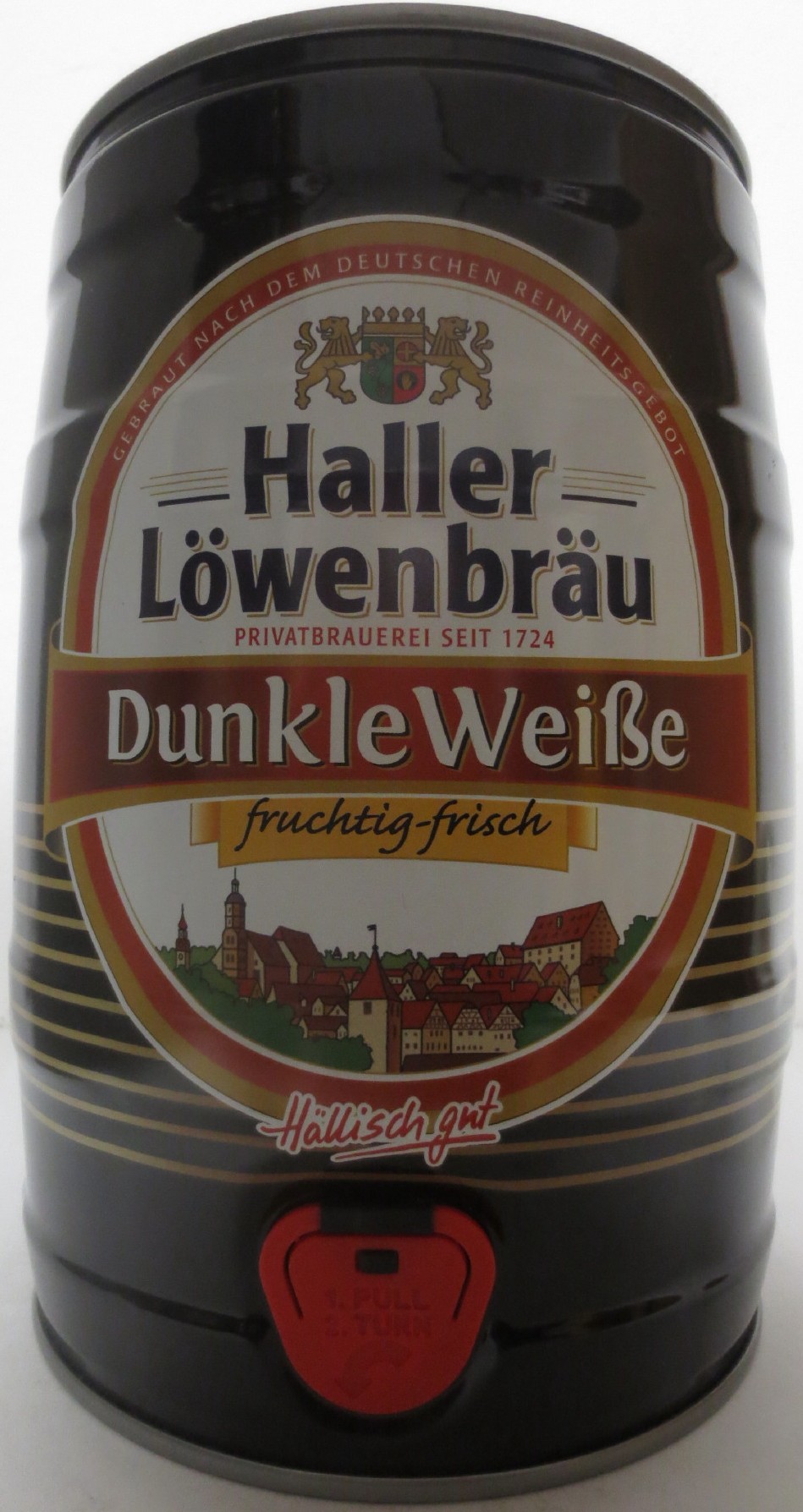 Haller Löwenbräu Dunkle Weisse fruchtig-frisch (5L) Nr.1 