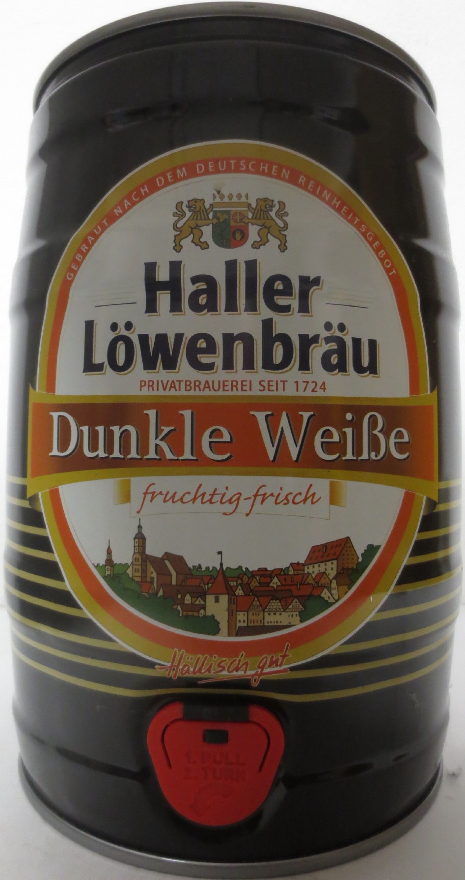 Haller Löwenbräu Dunkle Weisse fruchtig-frisch (5L) Nr.2 