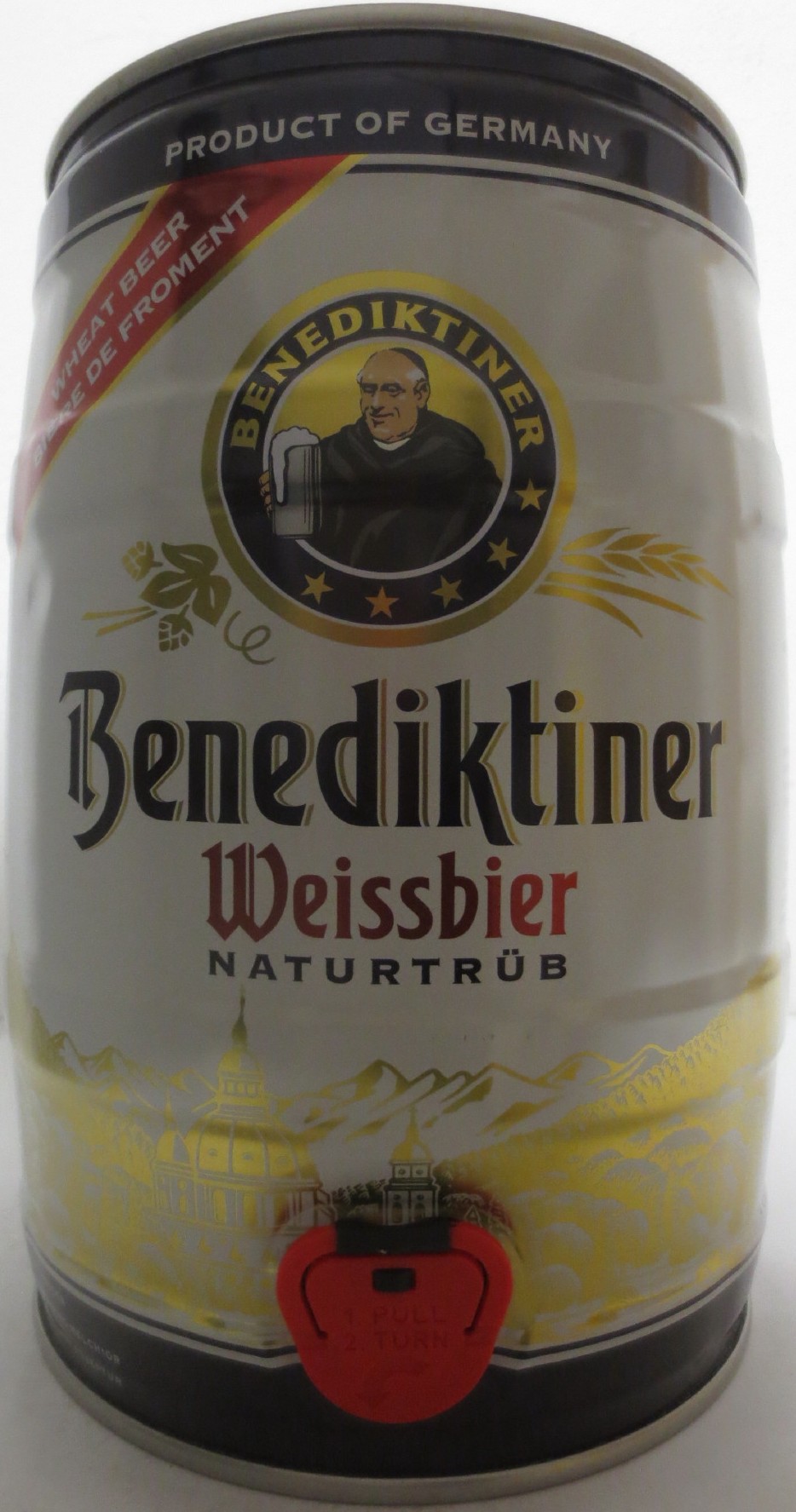 Benediktiner Weissbier NATURTRÜB (5L) Nr.1 