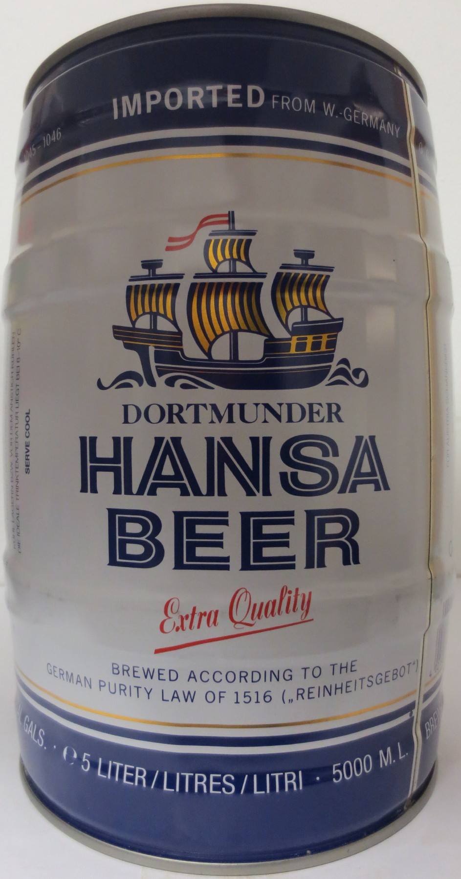 DORTMUNDER HANSA BEER Extra Quality (5L) Nr.1 