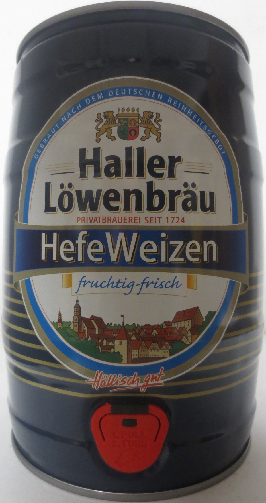 Haller Löwenbräu Hefe Weizen fruchtig-frisch (5L) Nr.3 
