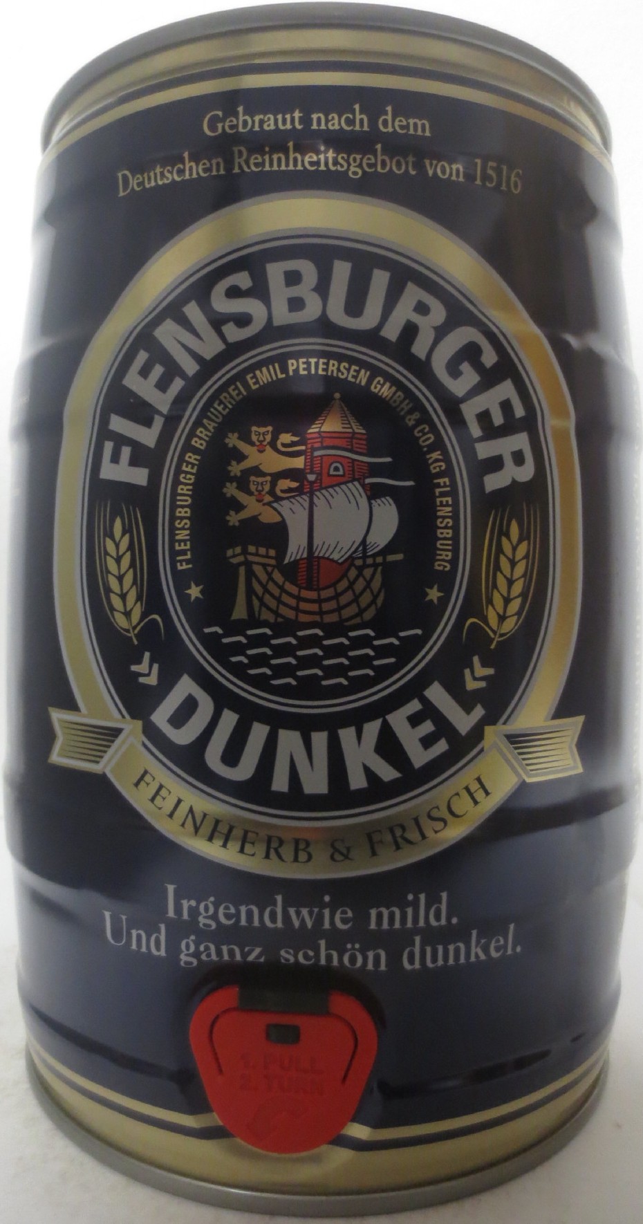 FLENSBURGER DUNKEL FINHERB & FRISCH Irgendwie mild Und ganz schön dunkel. (5L) Nr.1 