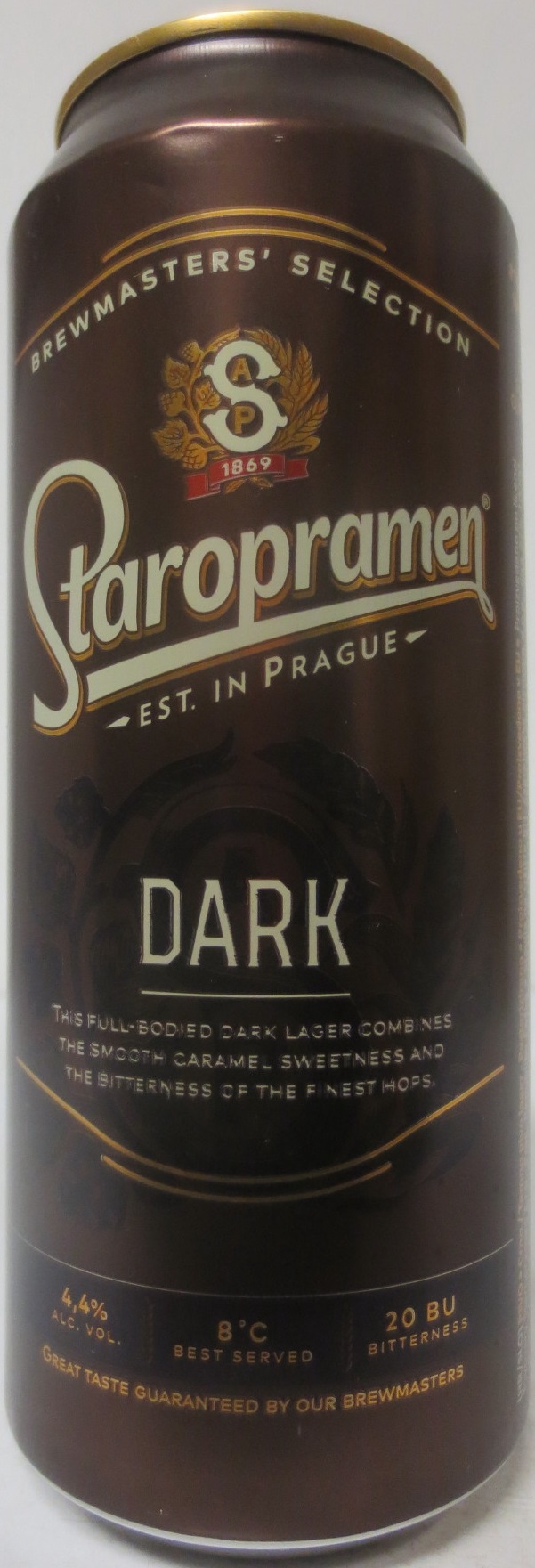 Staropramen EST. IN PRAGUE Dark (H) (50cl) (B/O) č.3 