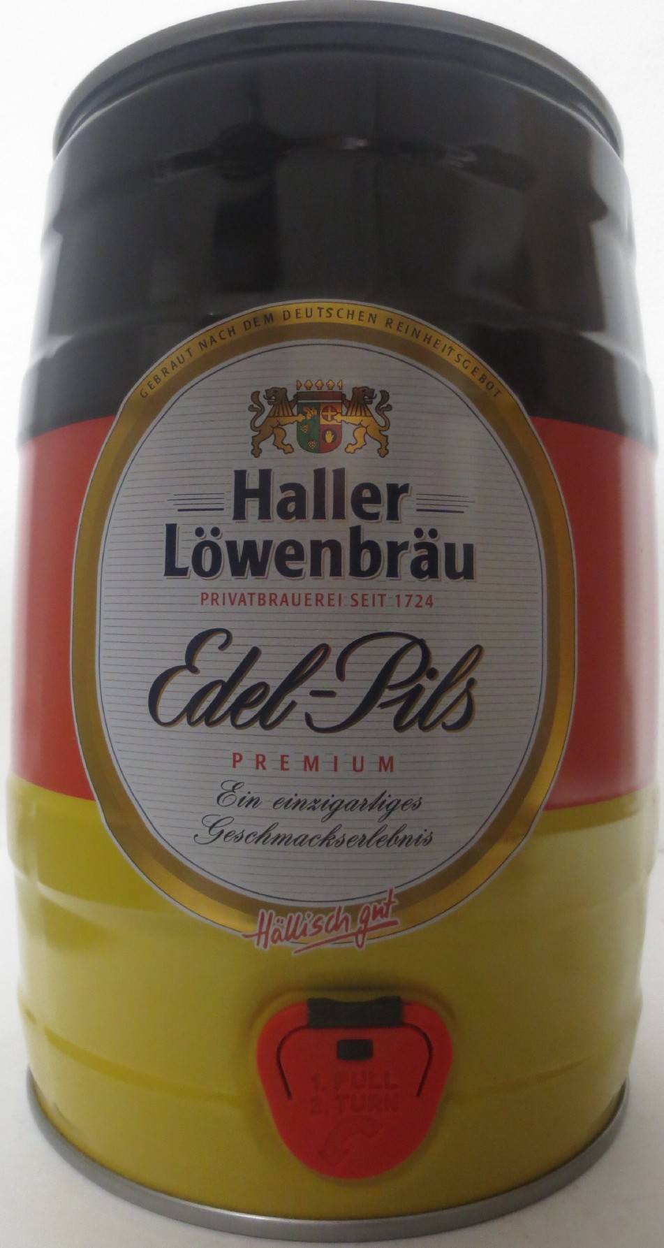 Haller Löwenbräu Edel-Pils PREMIUM Hällisch gut (5L) Nr.2 