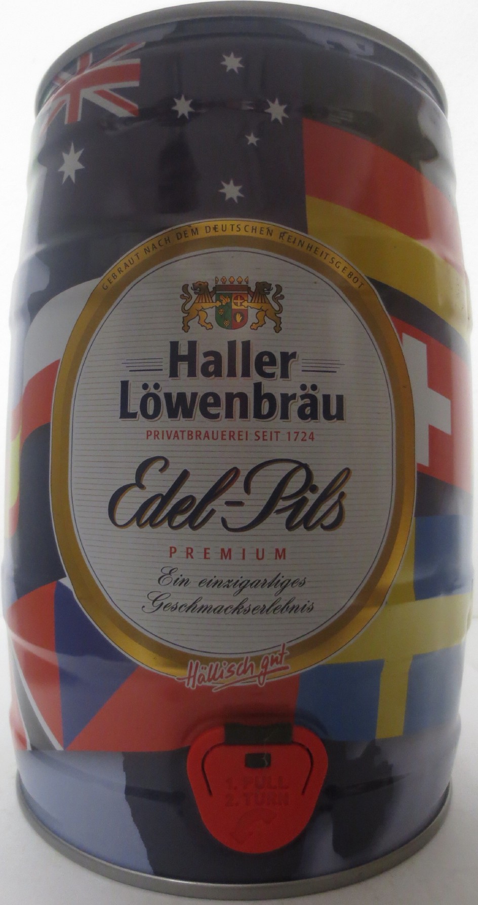 Haller Löwenbräu Edel-Pils PREMIUM Hällisch gut (5L) Nr.3 