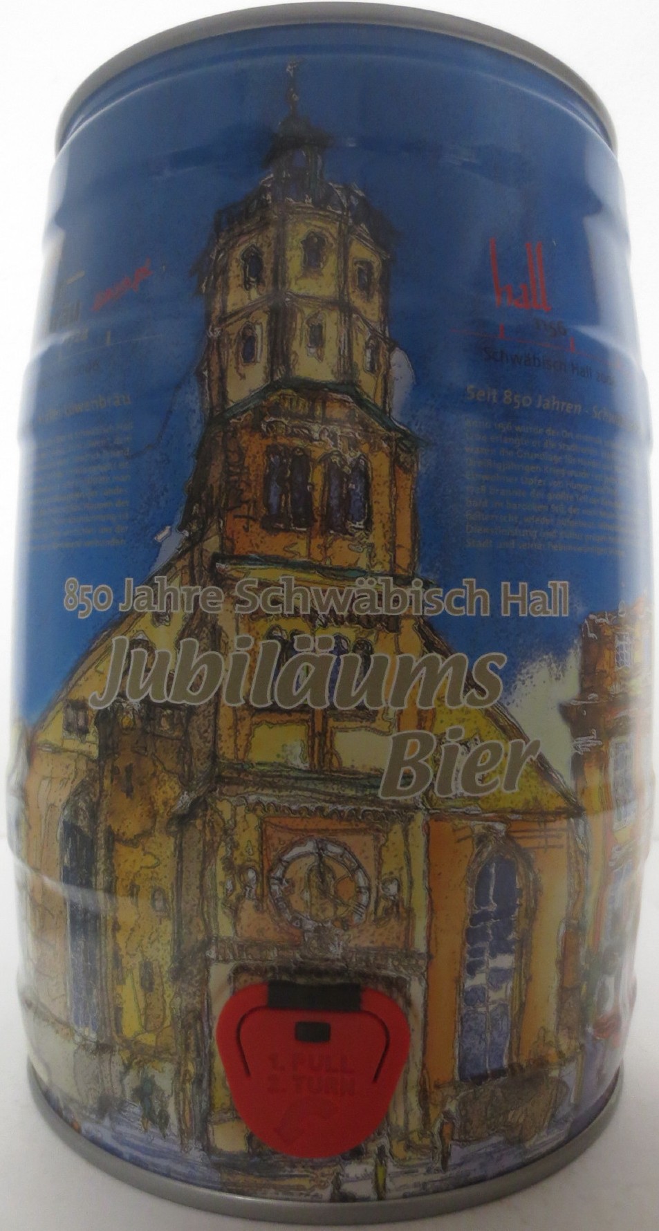 Haller Löwenbräu Festbier 850 Jahre Schwäbisch Hall Jubiläums Bier (5L) Nr.1 