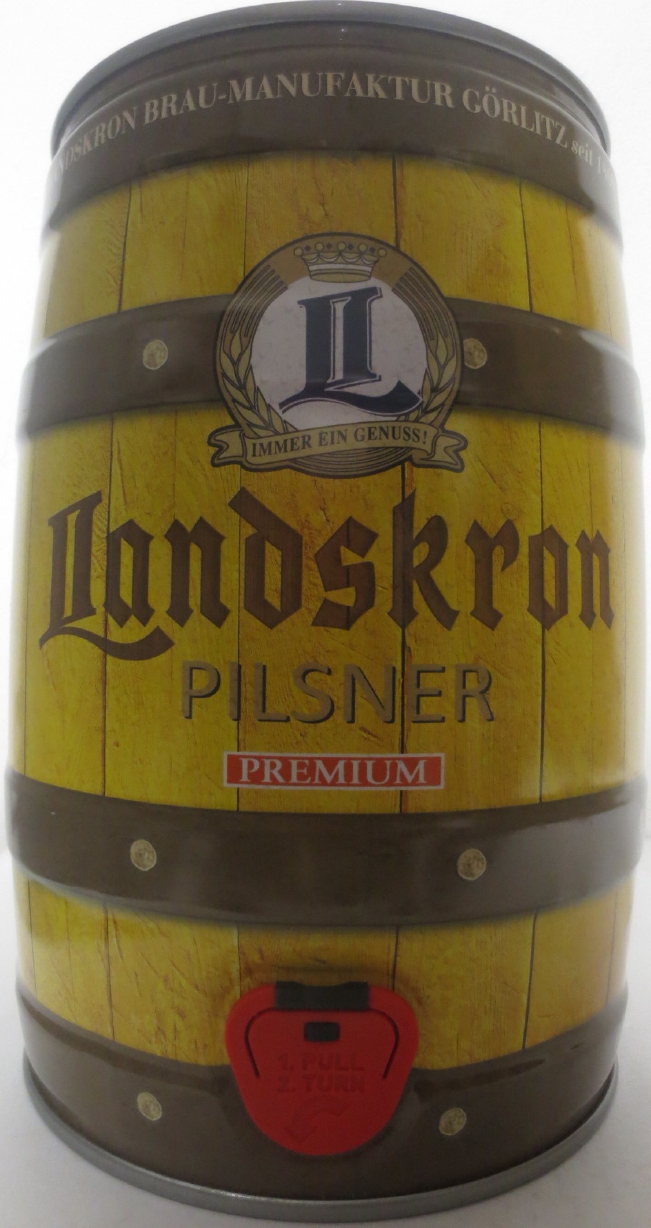 Landskron PILSNER PREMIUM INKLUSIVE ZAPFAHN (5L) Nr.1 