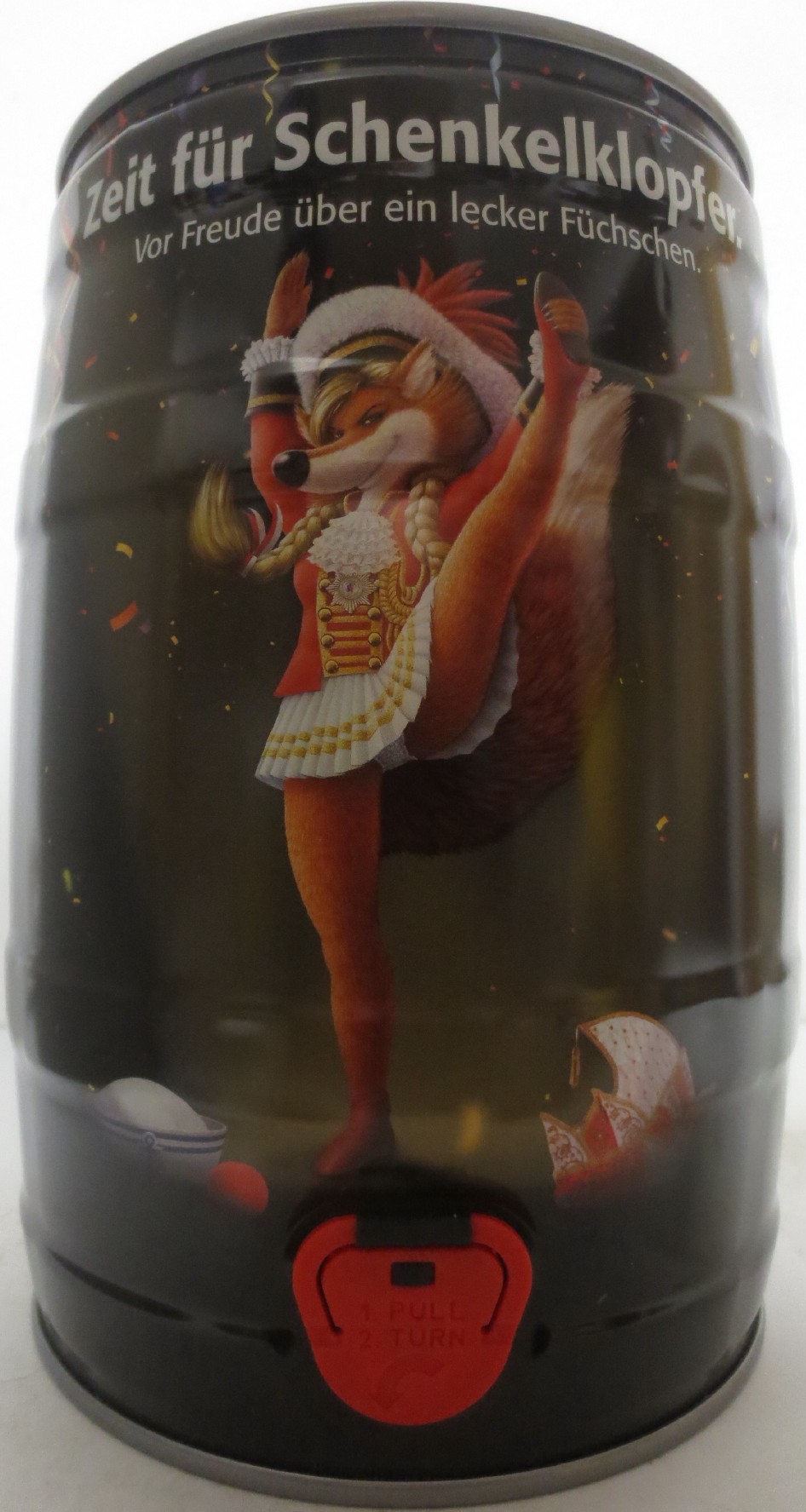 Füchschen Alt Zeit für Schenkelklopfer Vor Freude über ein lecker Füchschen (5L) Nr.1 